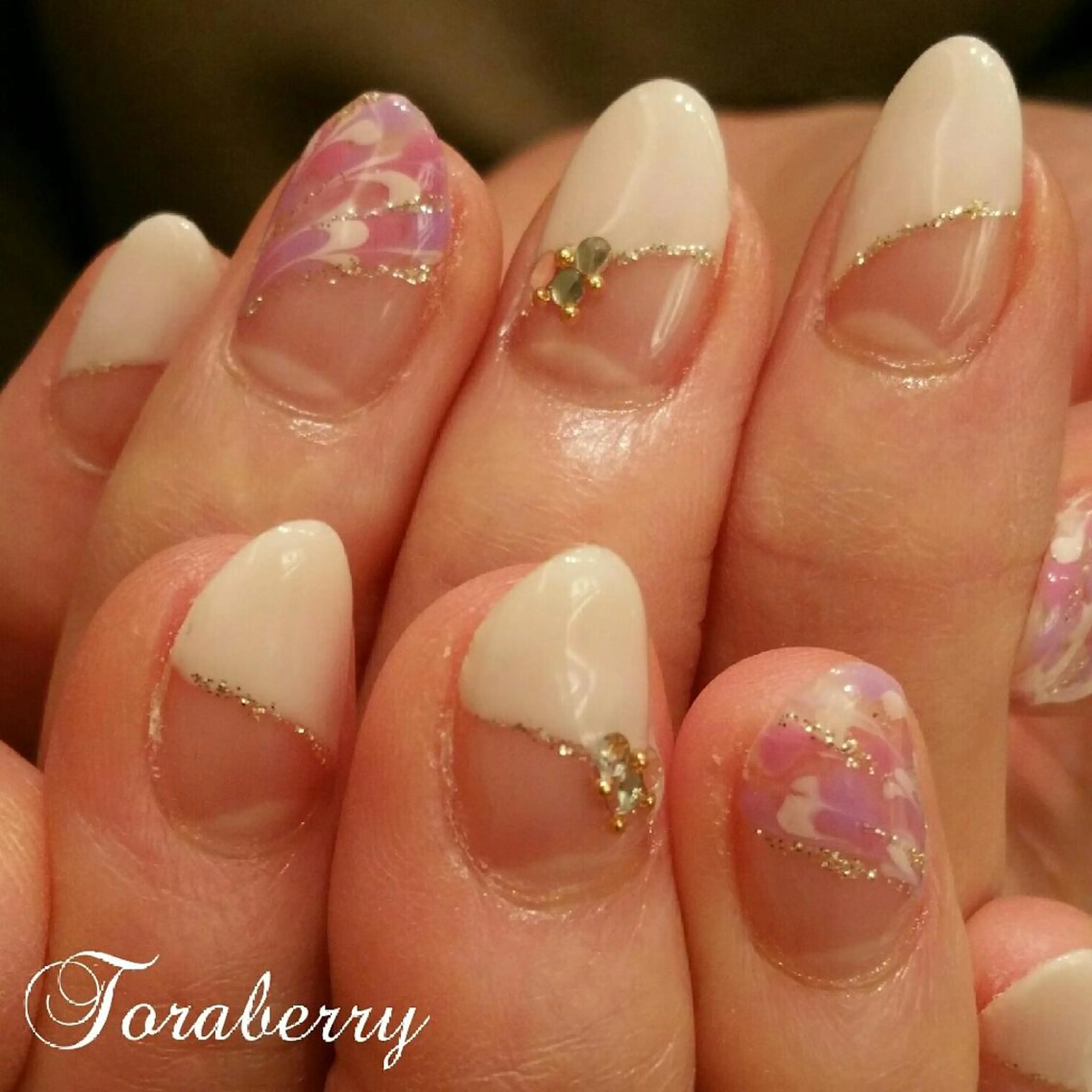 ネイル ピーコックネイル ネイリスト なつみのネイルデザイン