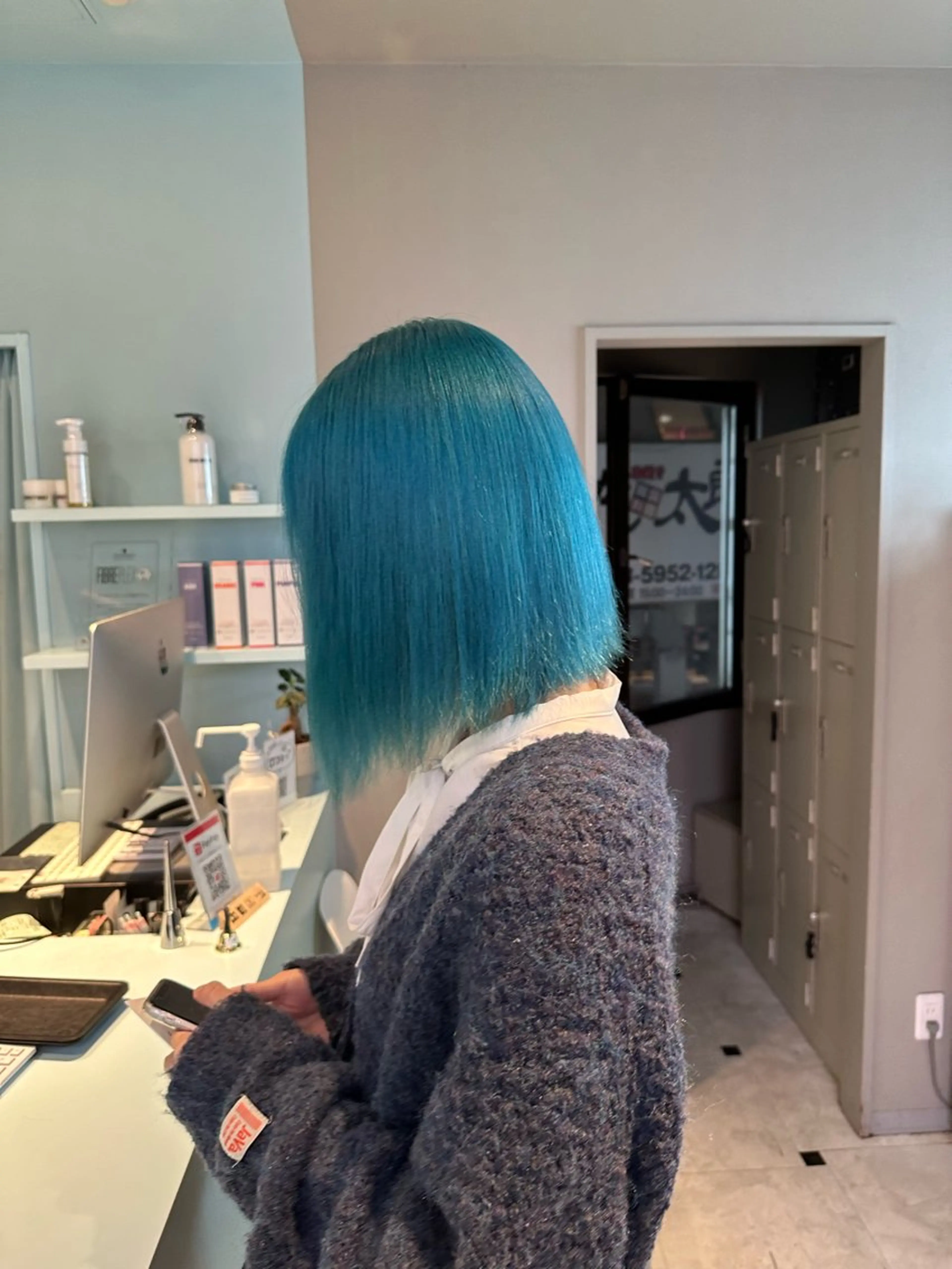 ミディアム カラー ハイトーン🌈メンズ カット♡Machanのヘアスタイル