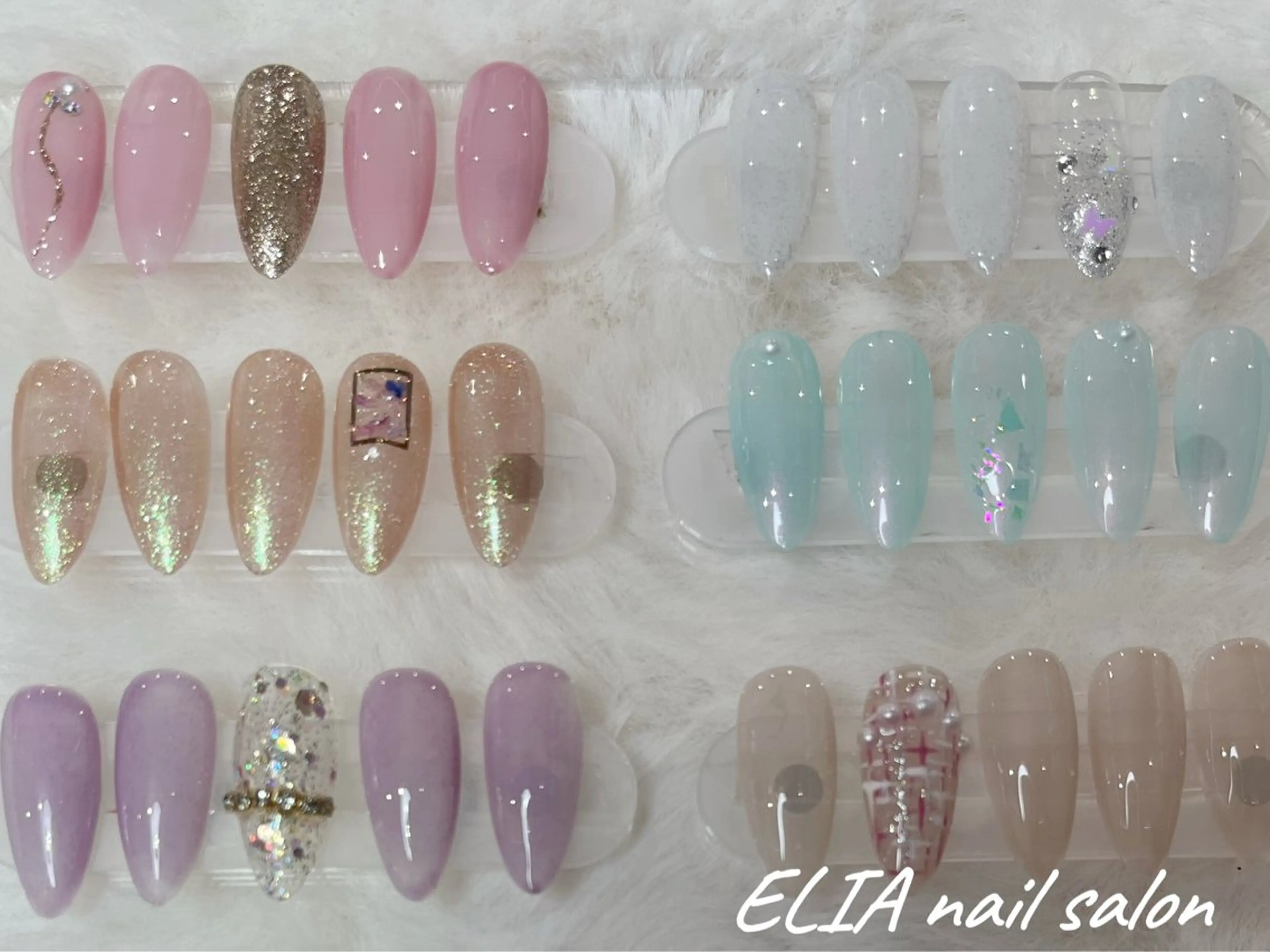ミディアム ELIA【エリア】 nailsalonのネイルデザイン