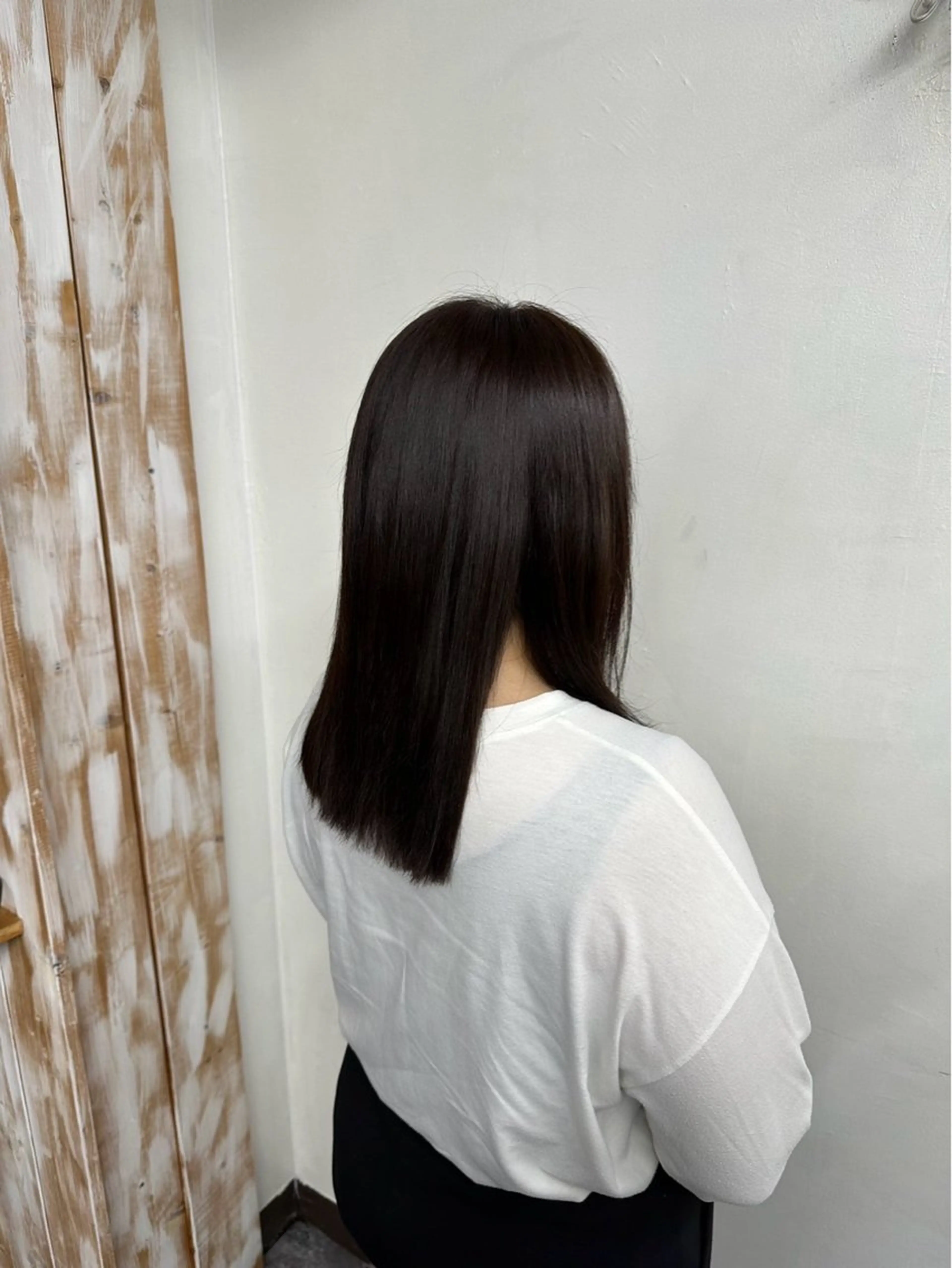 ミディアム 縮毛矯正 カット 縮毛矯正 トリートメント SFIDA みつえのヘアスタイル