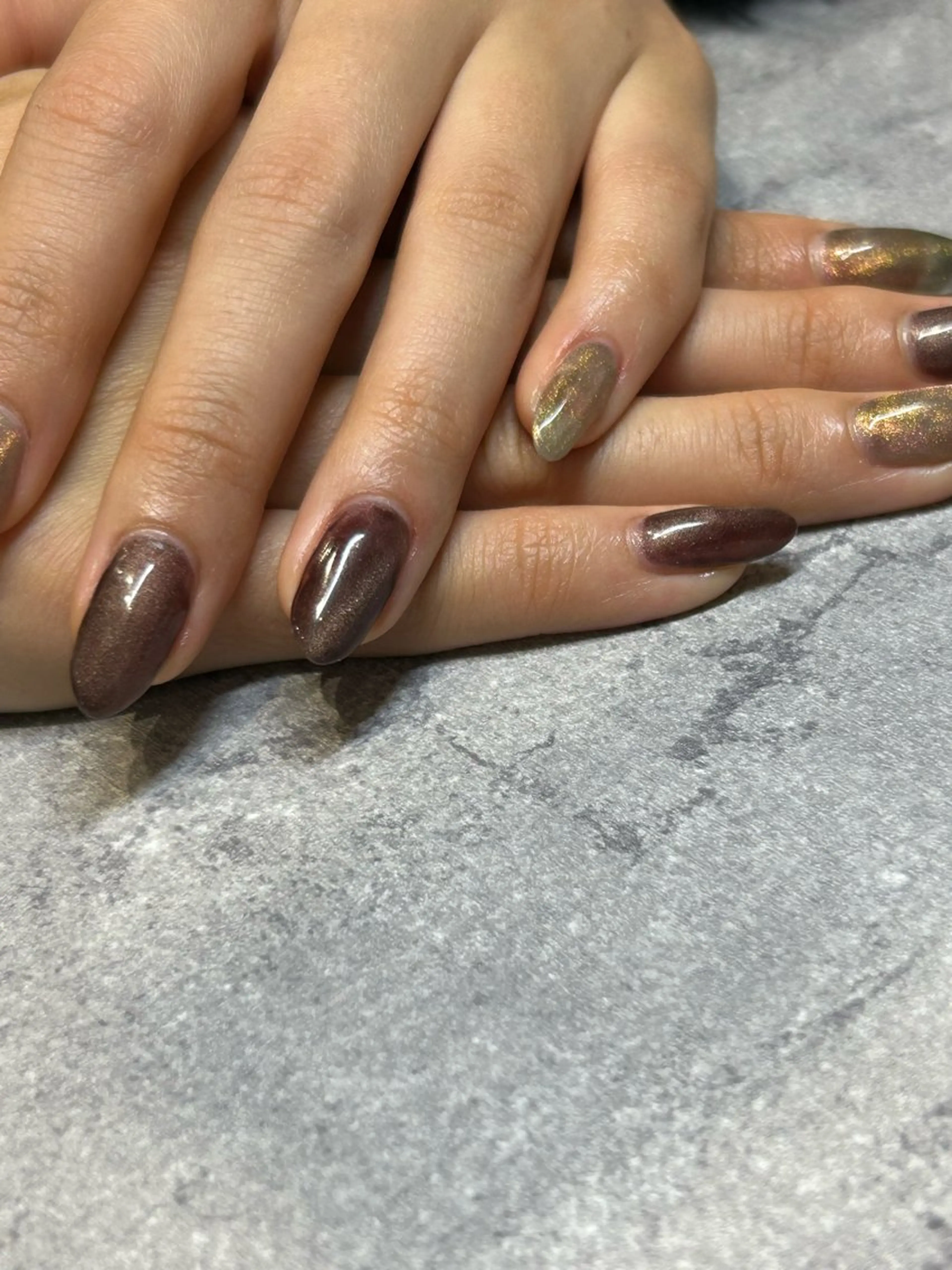 ネイル マグネットネイル ハンドネイル 仲内 律子のネイルデザイン