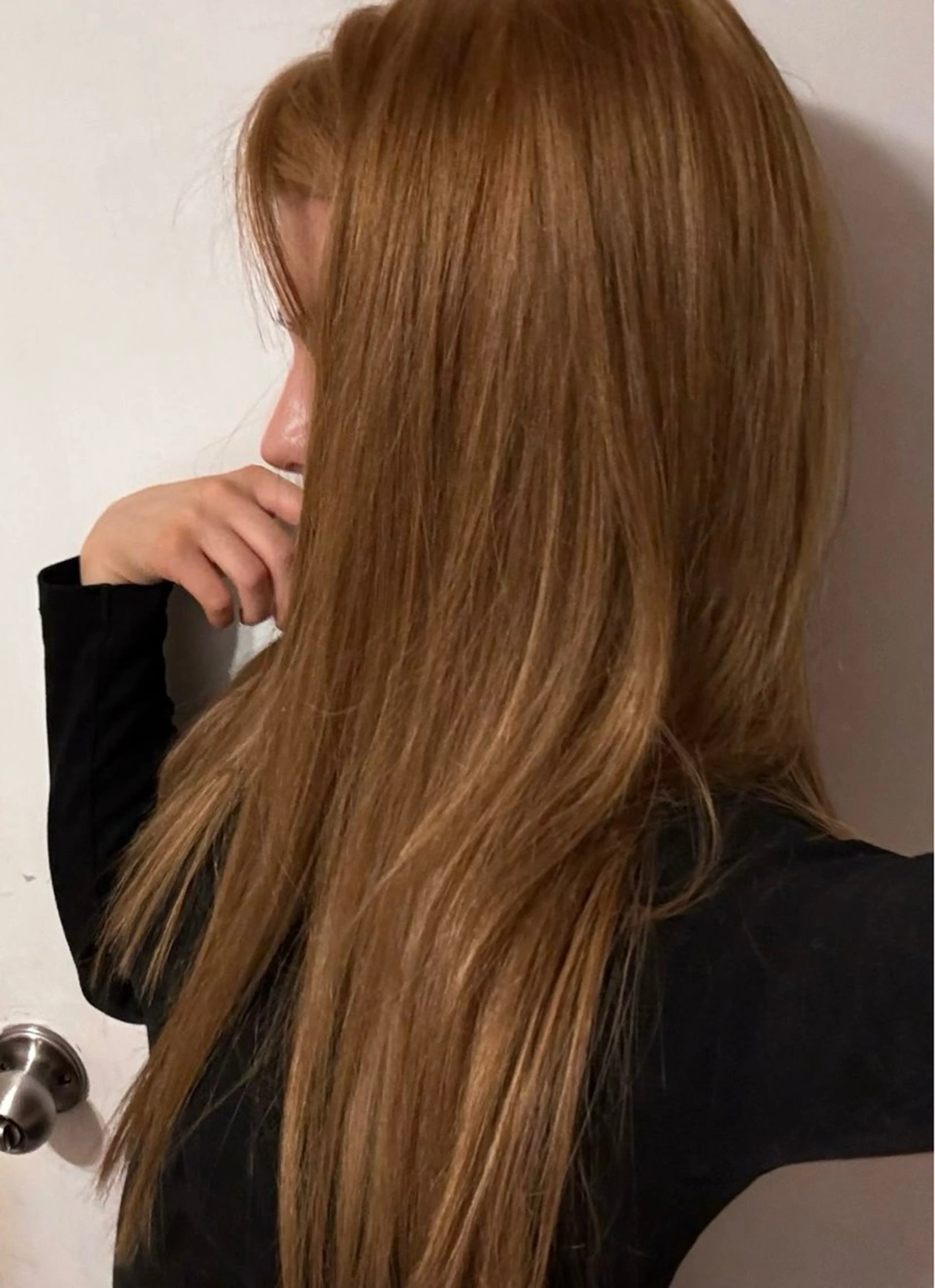 ロング カラー ヘアカラー トリートメント ヘッドスパ ヘアセット 🤍レイヤーカット/ ベージュヘア🤍のヘアスタイル