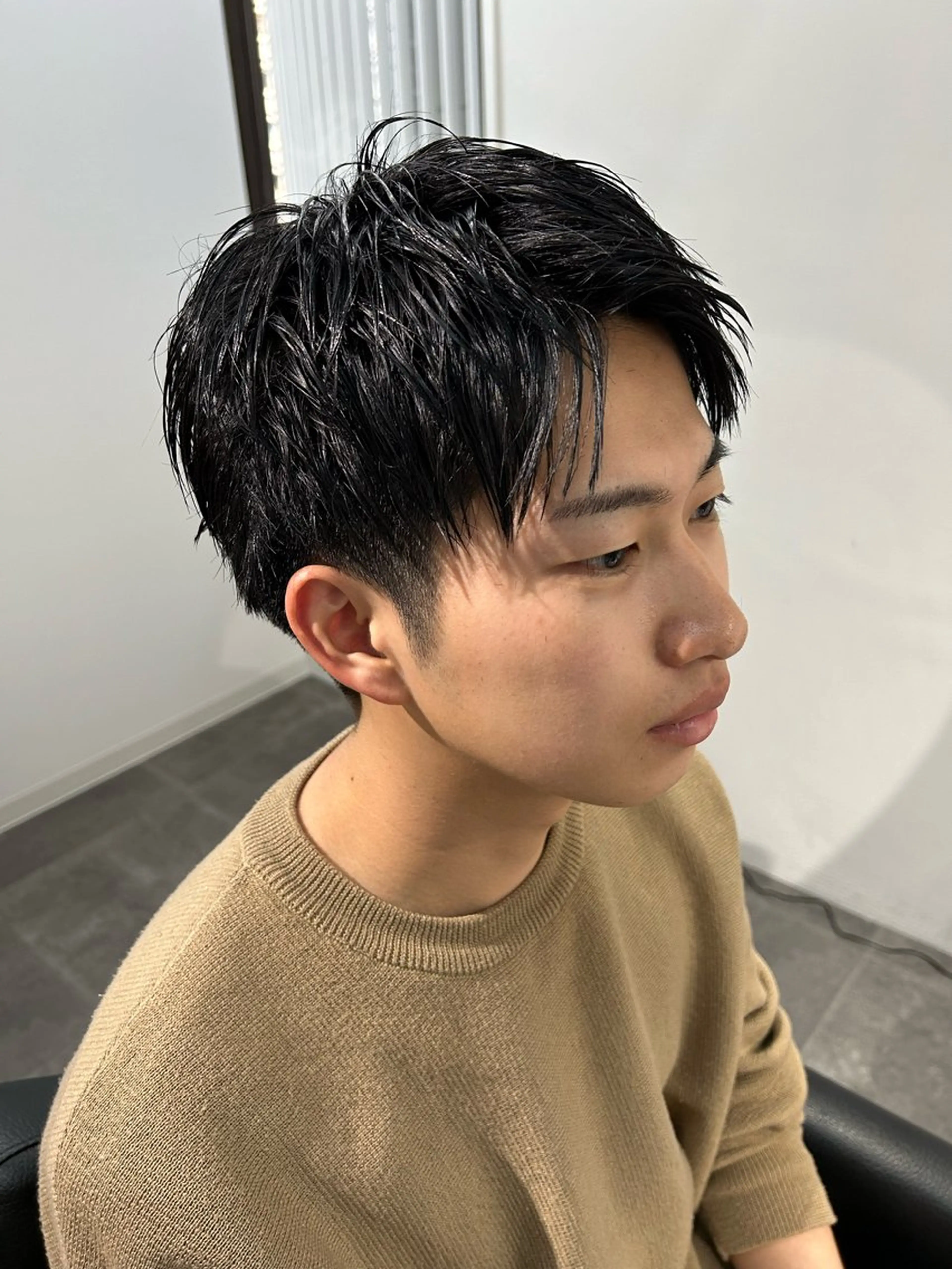 ショート メンズ メンズショート スパイキーショート ショートヘア ワックス脱毛 CHELSEA  梅田所属・OKADA/メンズ /カット/眉/縮毛のヘアスタイル