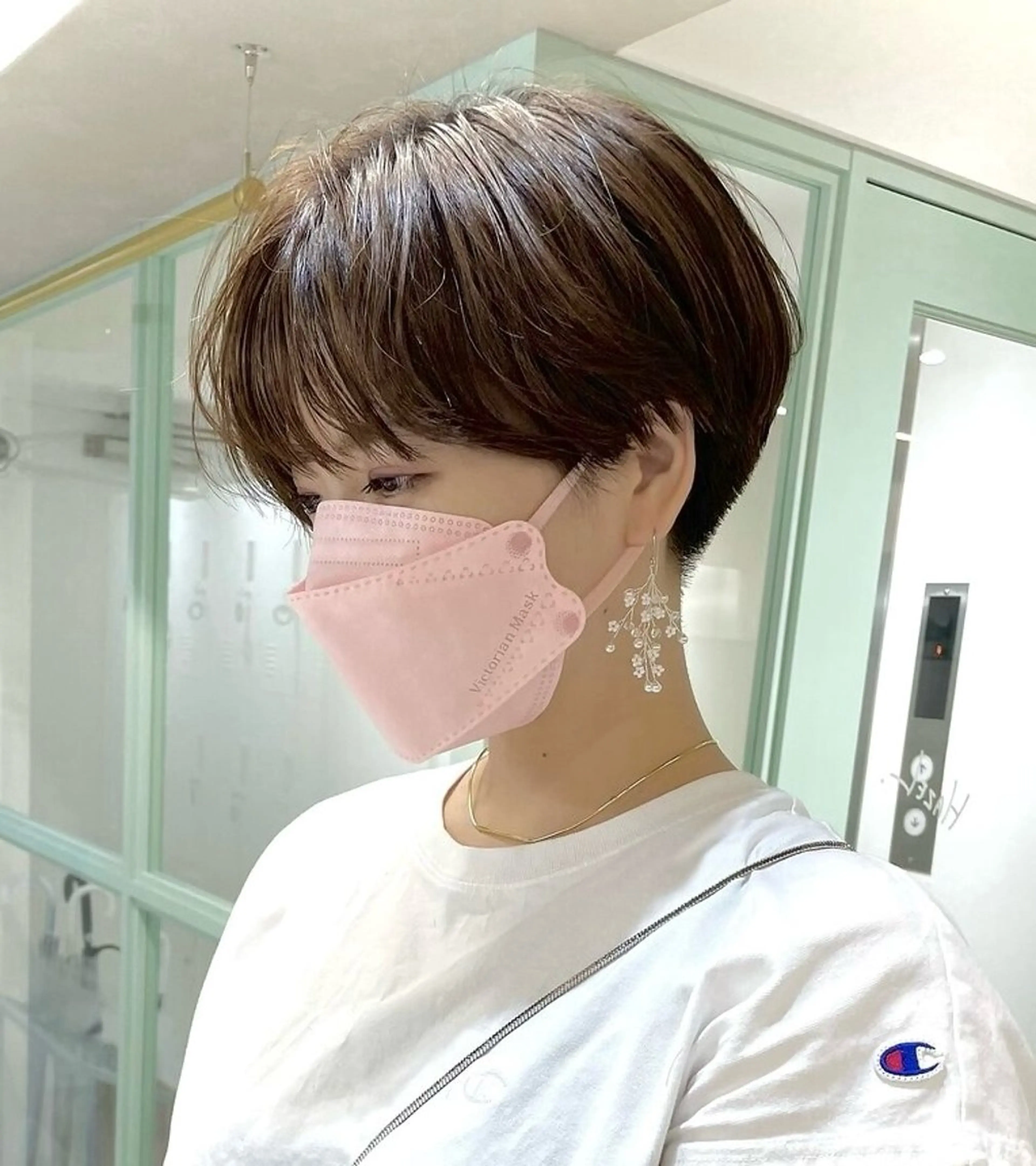 ショート カラー くびれヘア ショートヘア トリートメント HAZEL博多所属・杉村 一輝のヘアスタイル