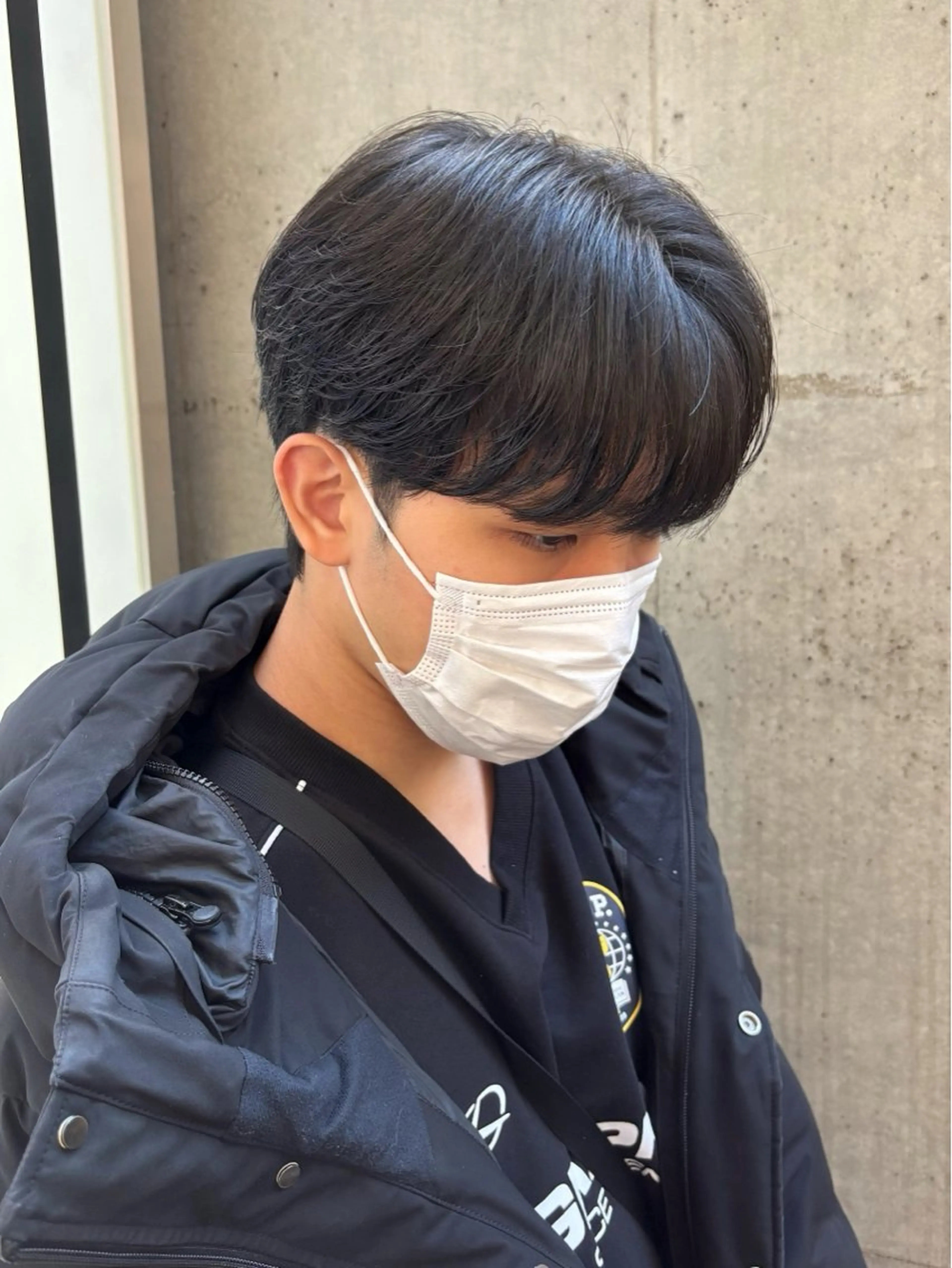 ショート パーマ メンズ カット パーマ カルマパーマ韓国ヘア shiryuのヘアスタイル