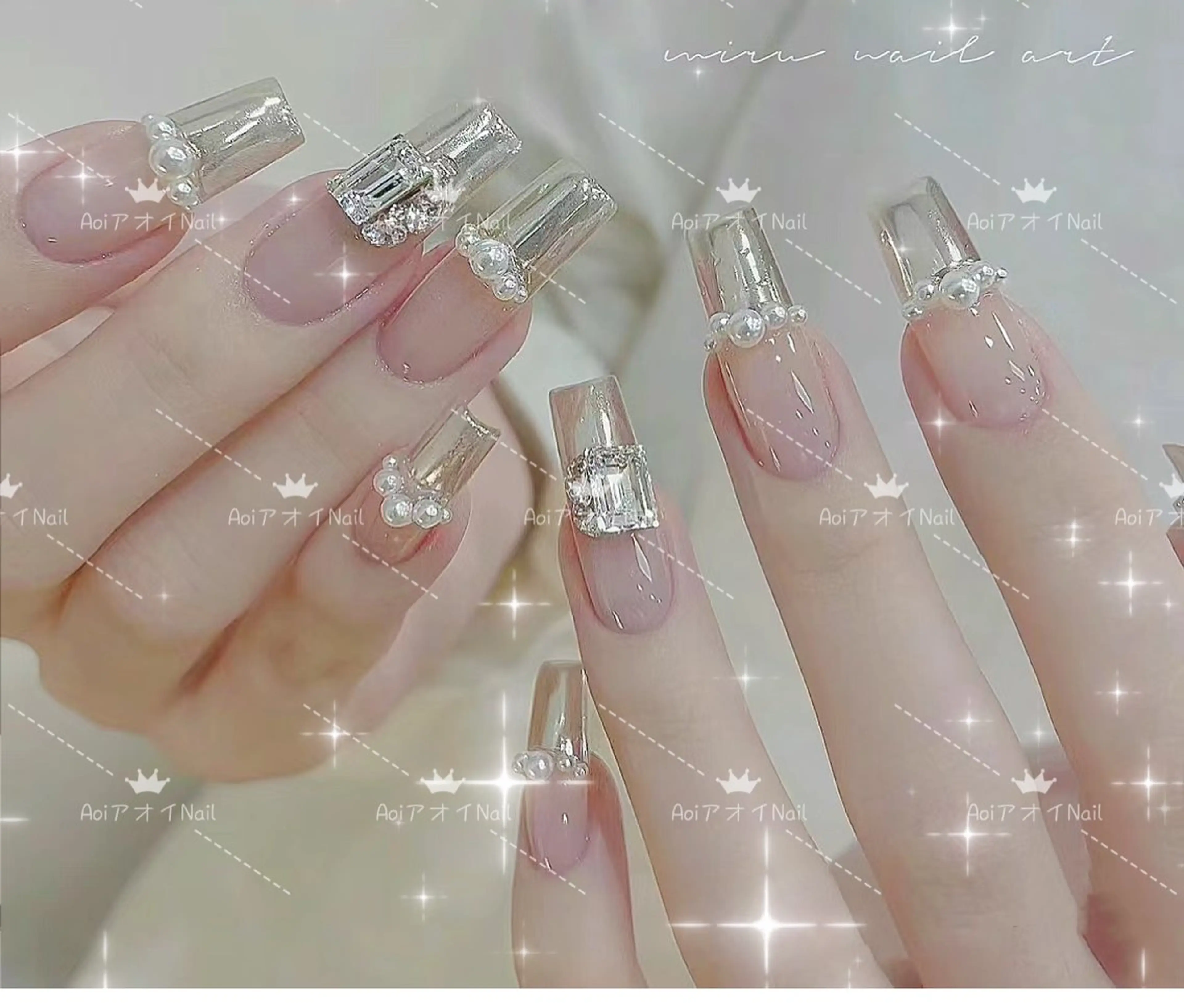 ネイル LEDアイラッシュ ∩_∩アオイのマツエク・マツパデザイン