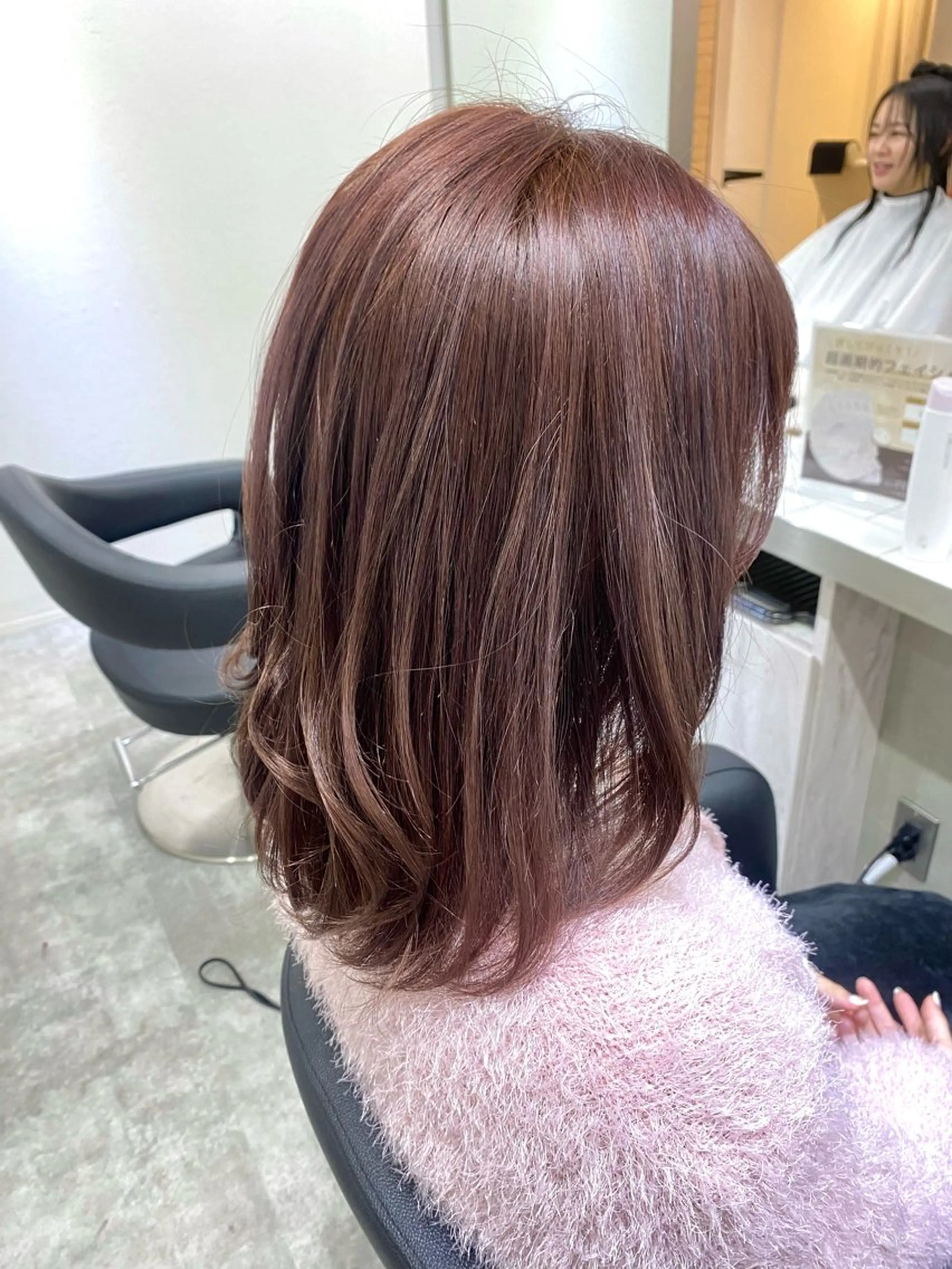 セミロング カラー ヘアカラー トリートメント 銀座 キュアリスト/ nanaco🦔のヘアスタイル