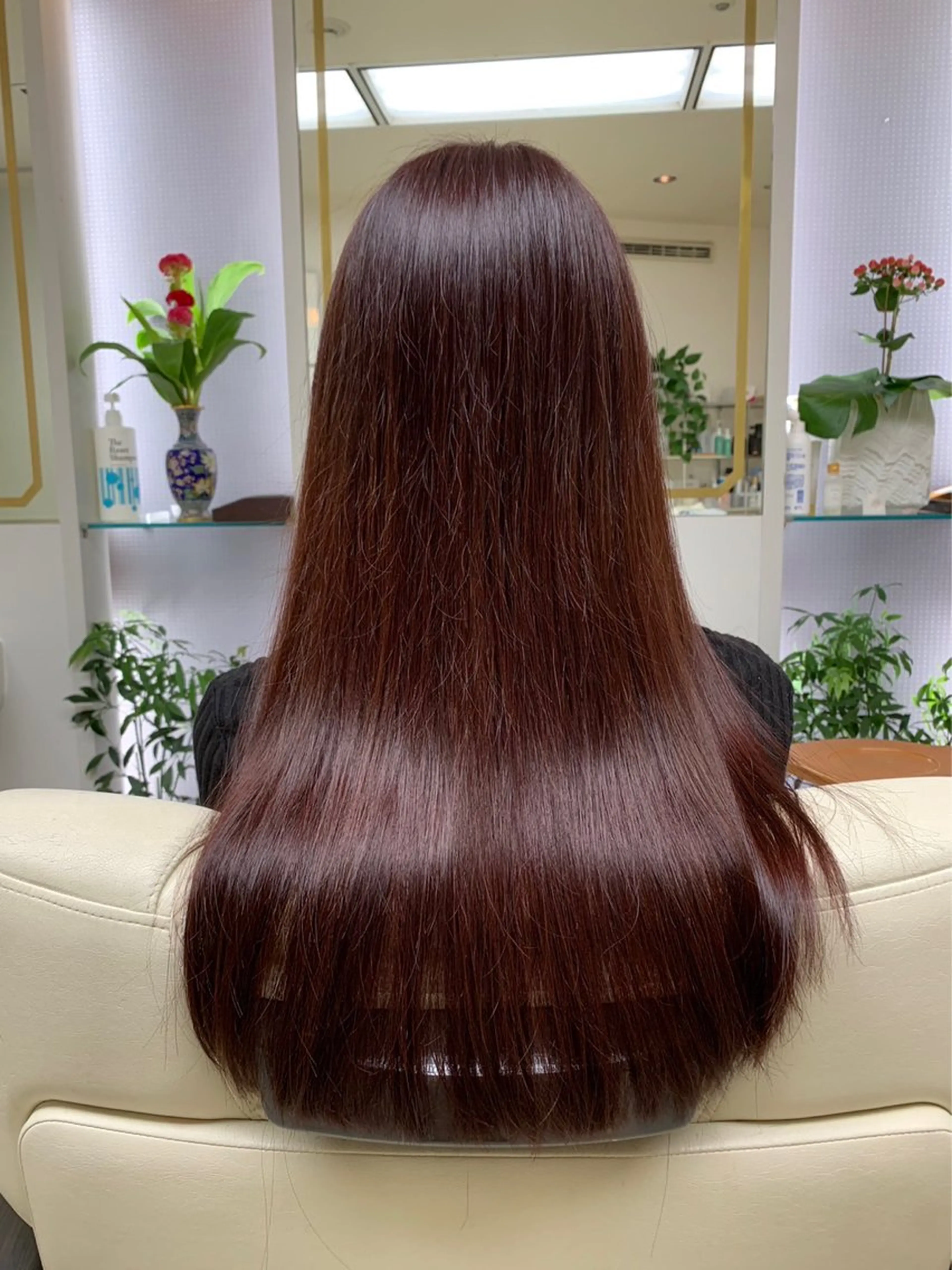 ロング カラー lupinus中田 塩屋のヘアスタイル