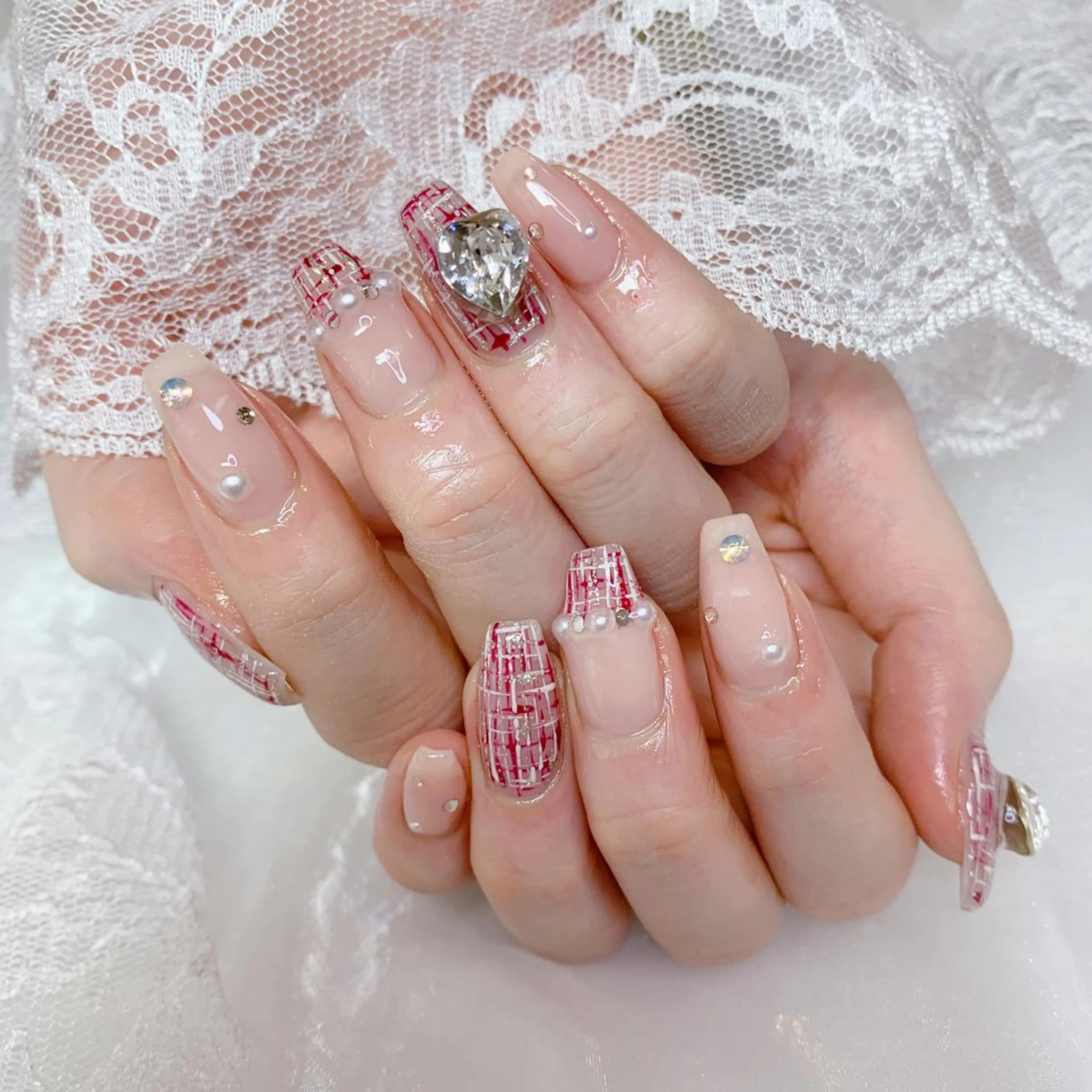 ネイル ハンドネイル La neige* yuki 🥯🍑のネイルデザイン