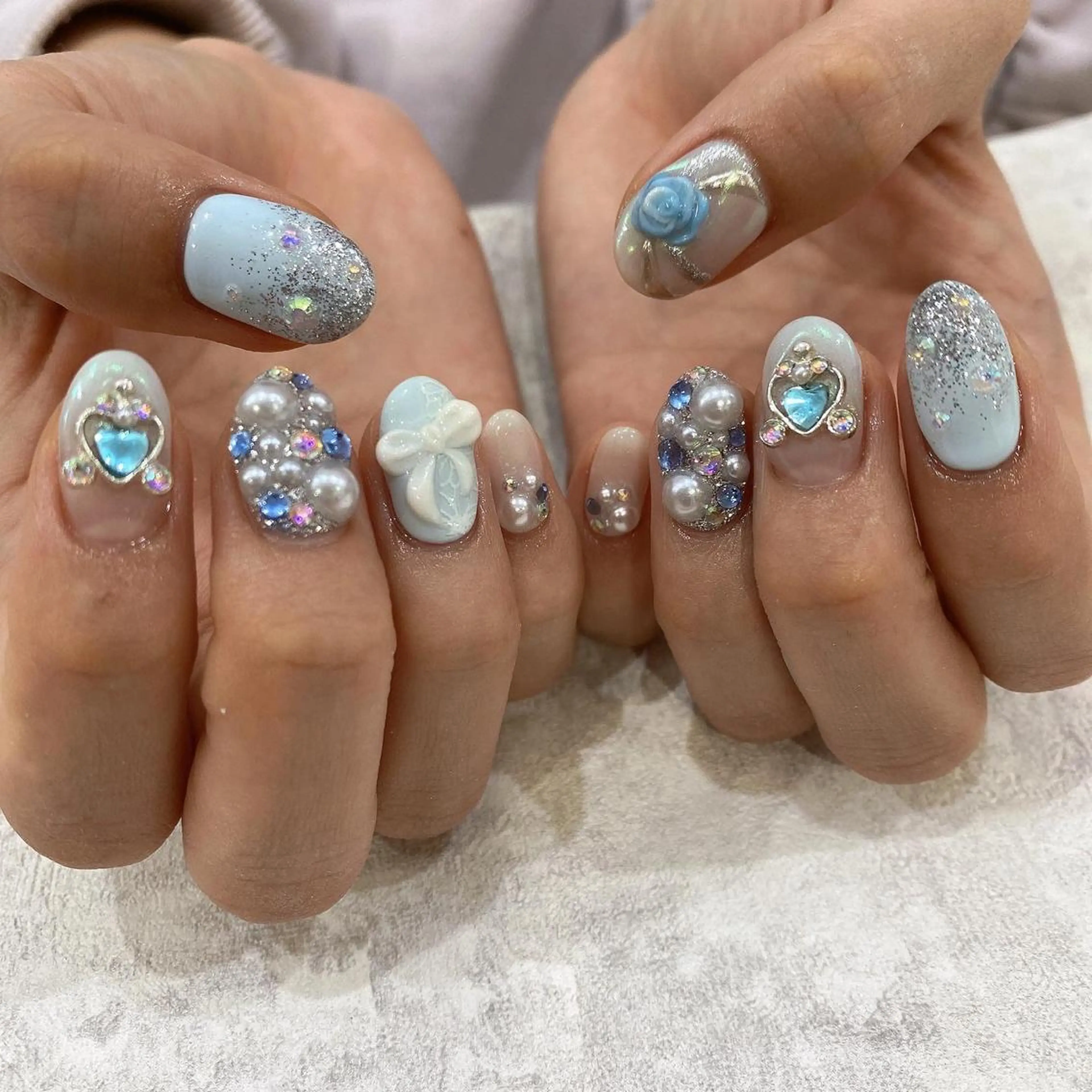 ミディアム ハンドネイル cho nailのネイルデザイン