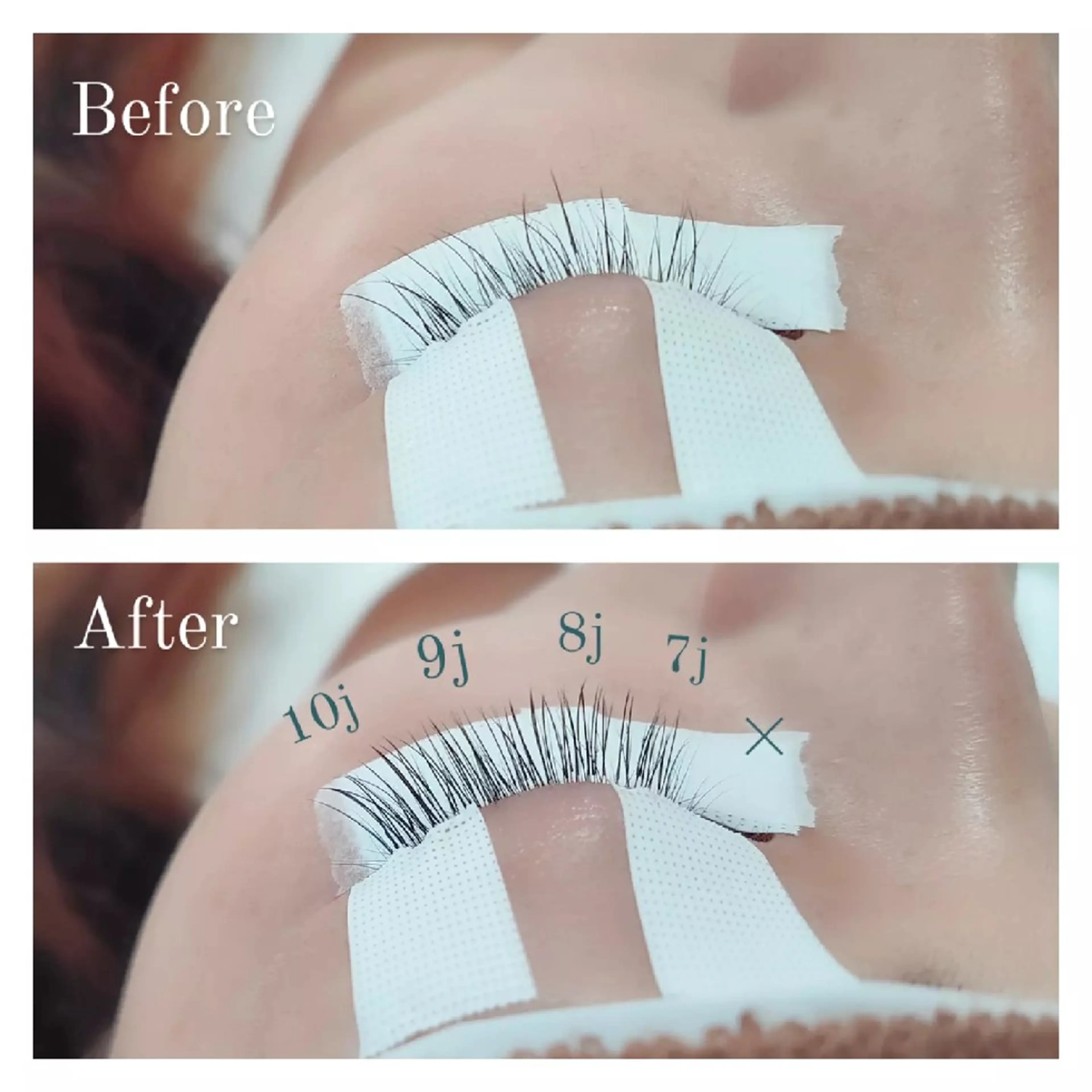 マツエク・マツパ Rainy みたけ店のマツエク・マツパデザイン