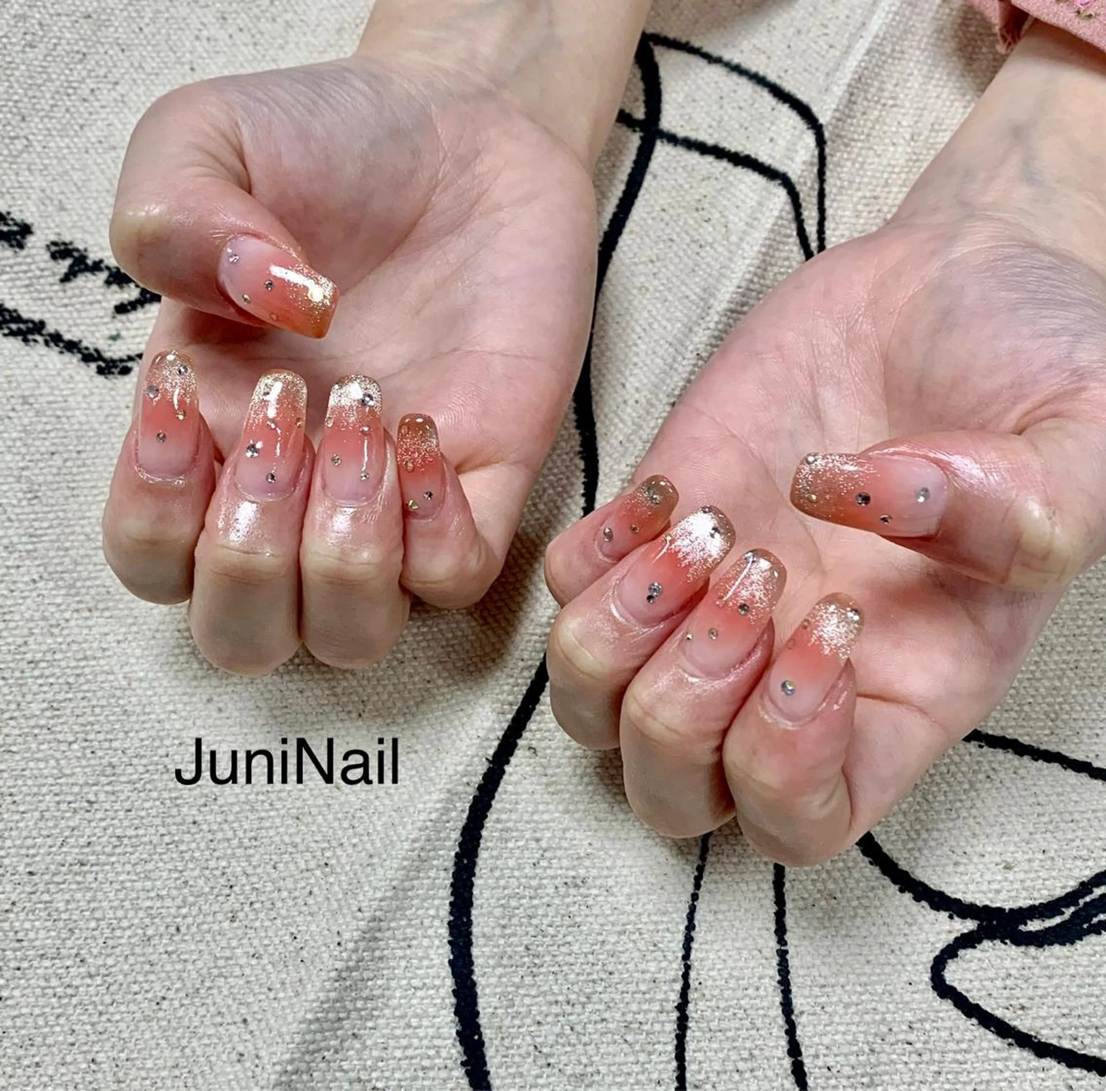 ネイル ハンドネイル JuniNail韓国 ネイリストsuのネイルデザイン