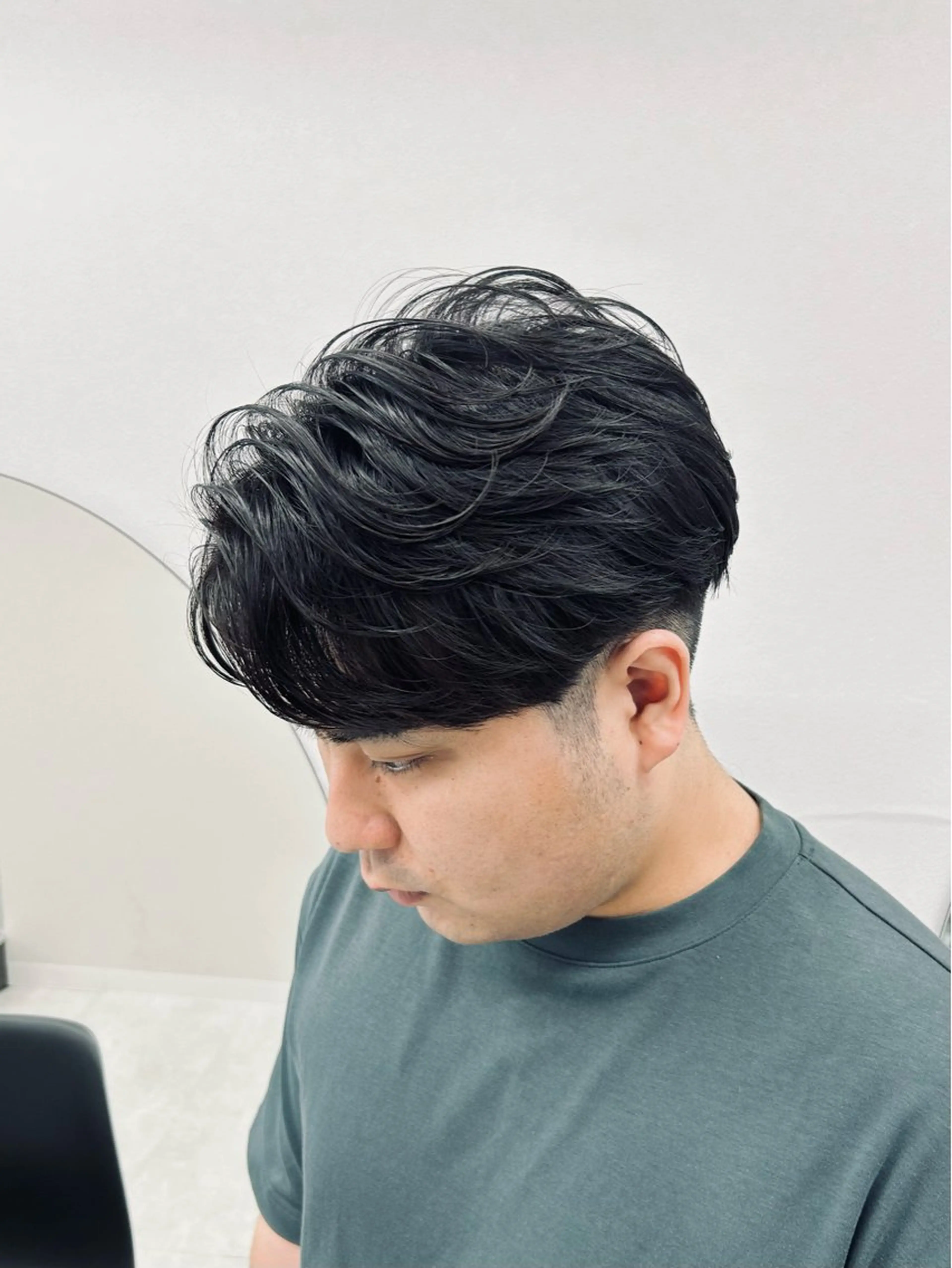 ミディアム パーマ メンズ 🏁メンズパーマ/ RYOYAのヘアスタイル
