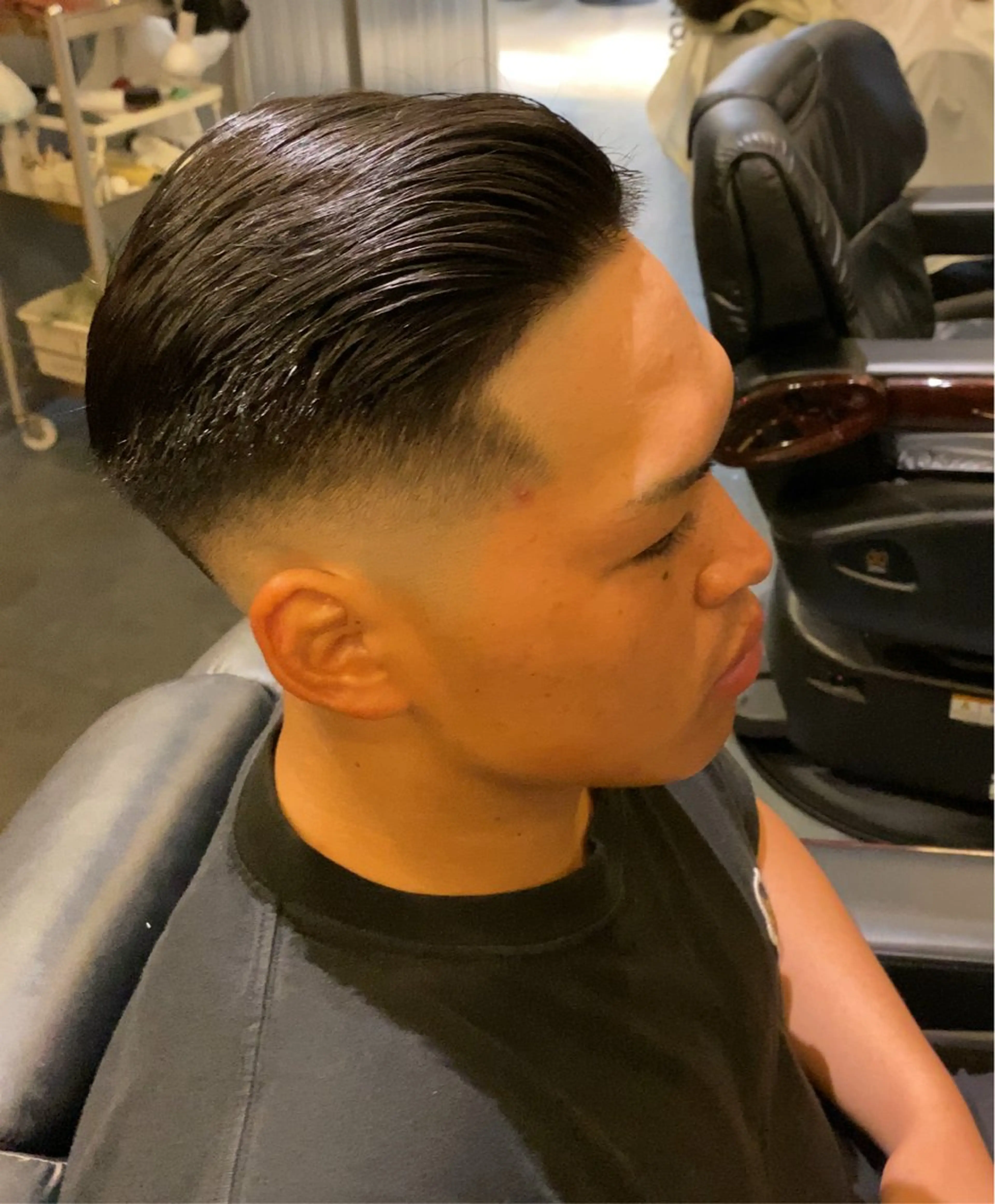 ショート メンズ フェードカット スキンフェード yard namba所属・大阪なんば メンズサロンのヘアスタイル