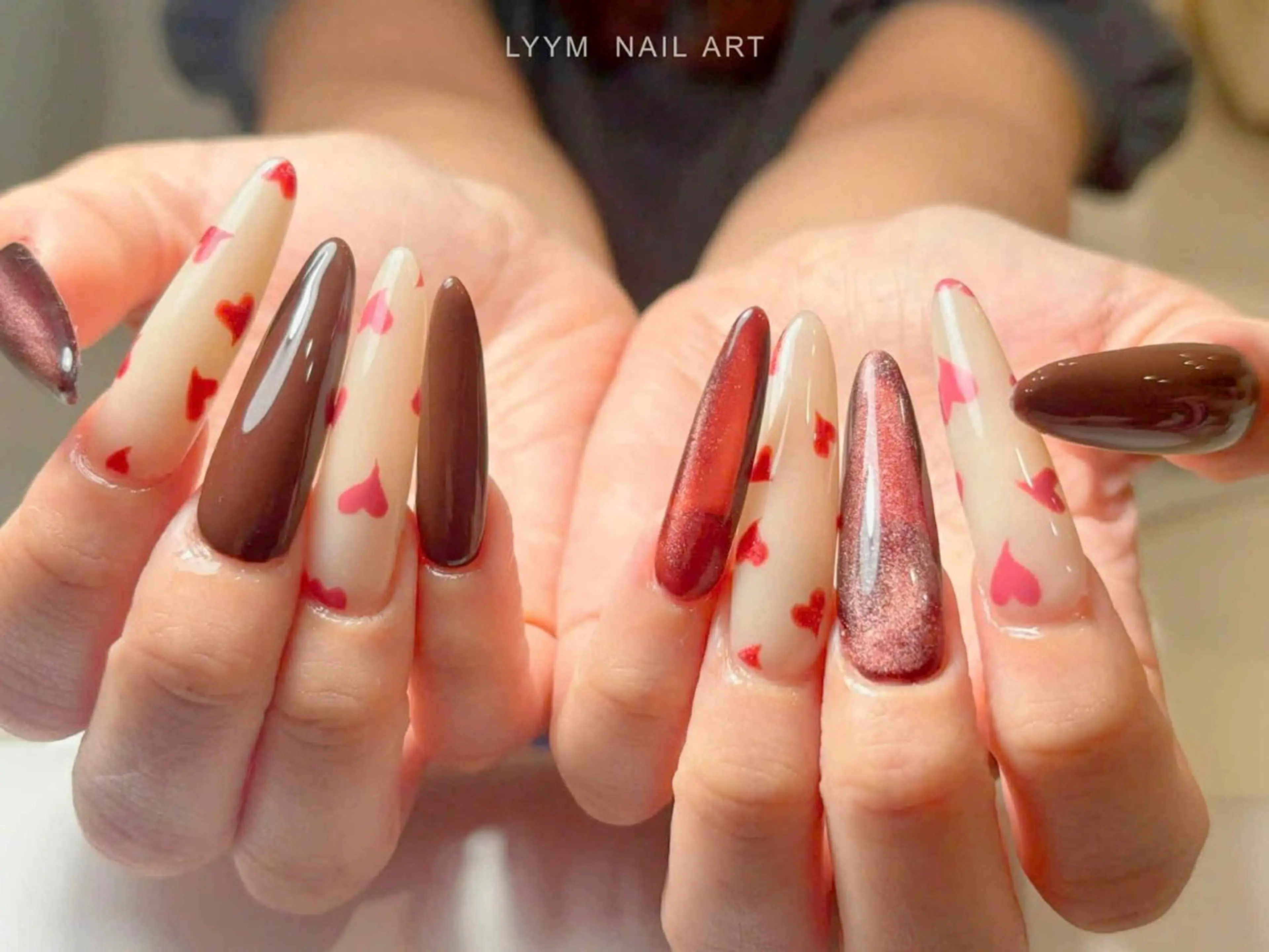 研修中］長さだし♥ワンカラー・グラデーション・フレンチの写真