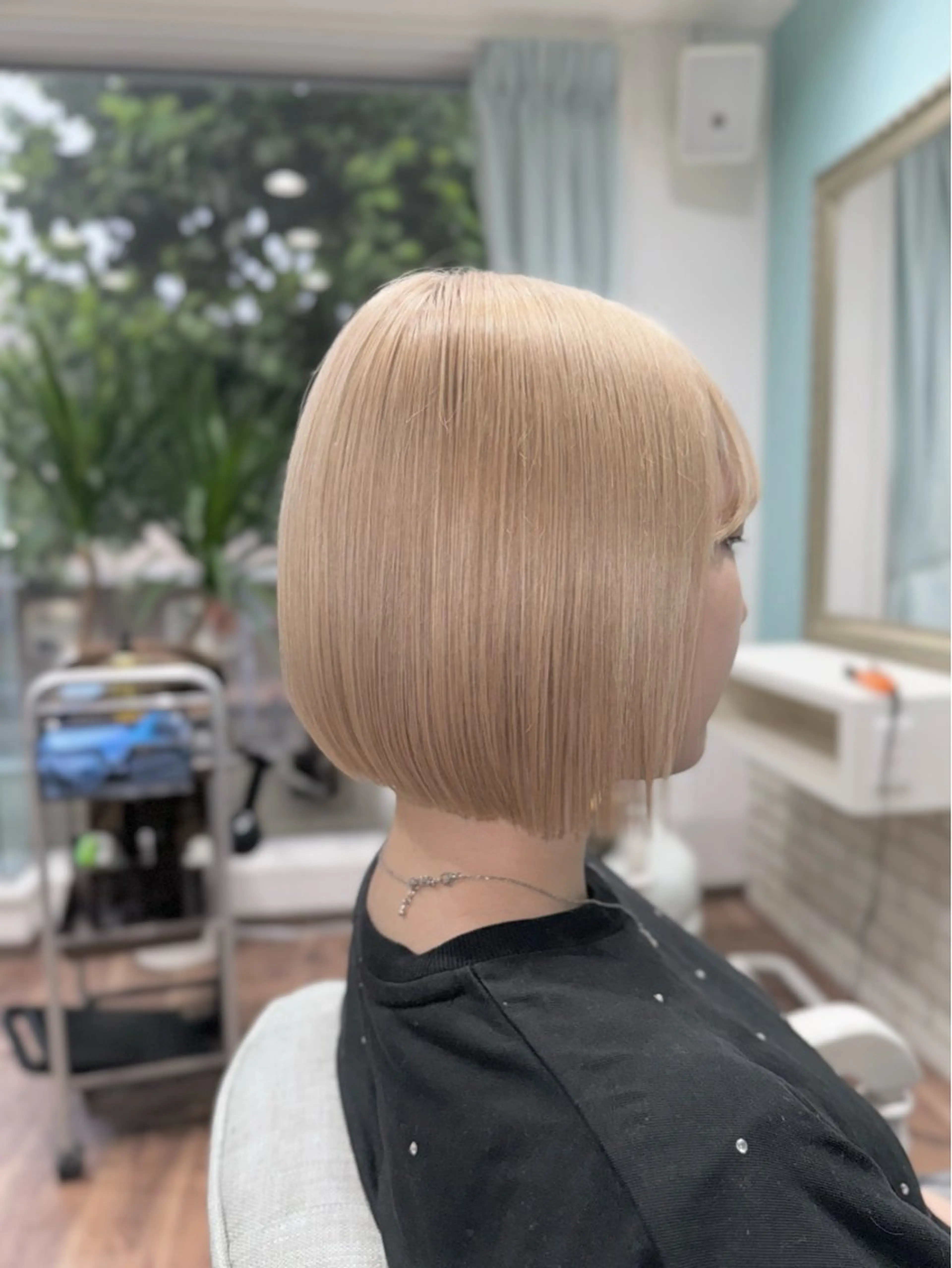 ショート カラー ハイトーンカラー ボブ ヘアカラー トリートメント ハイトーン/美髪矯正 /ボブ特化/SOMAのヘアスタイル