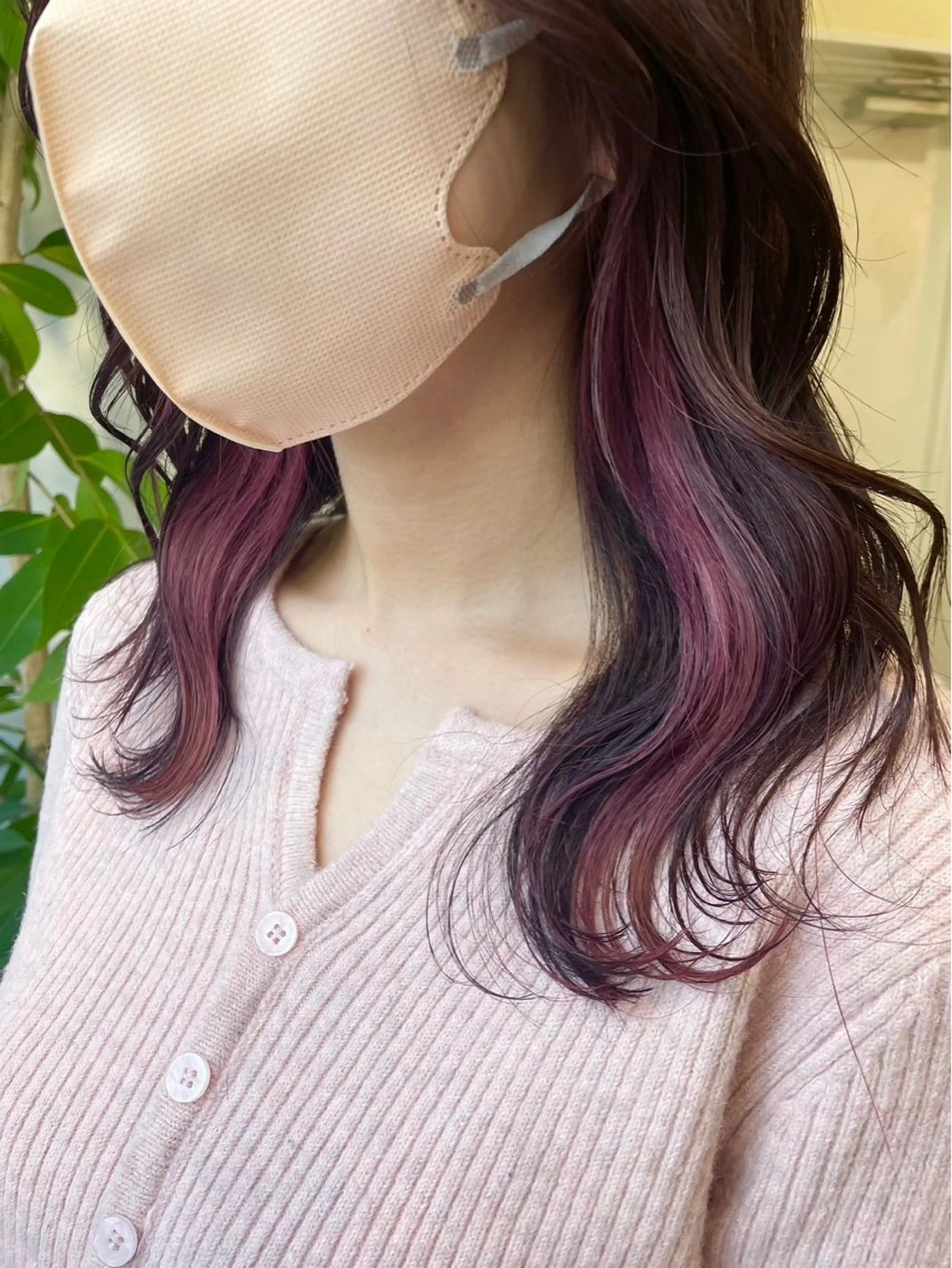 カラー 髪質改善 UN BLEACHのヘアスタイル