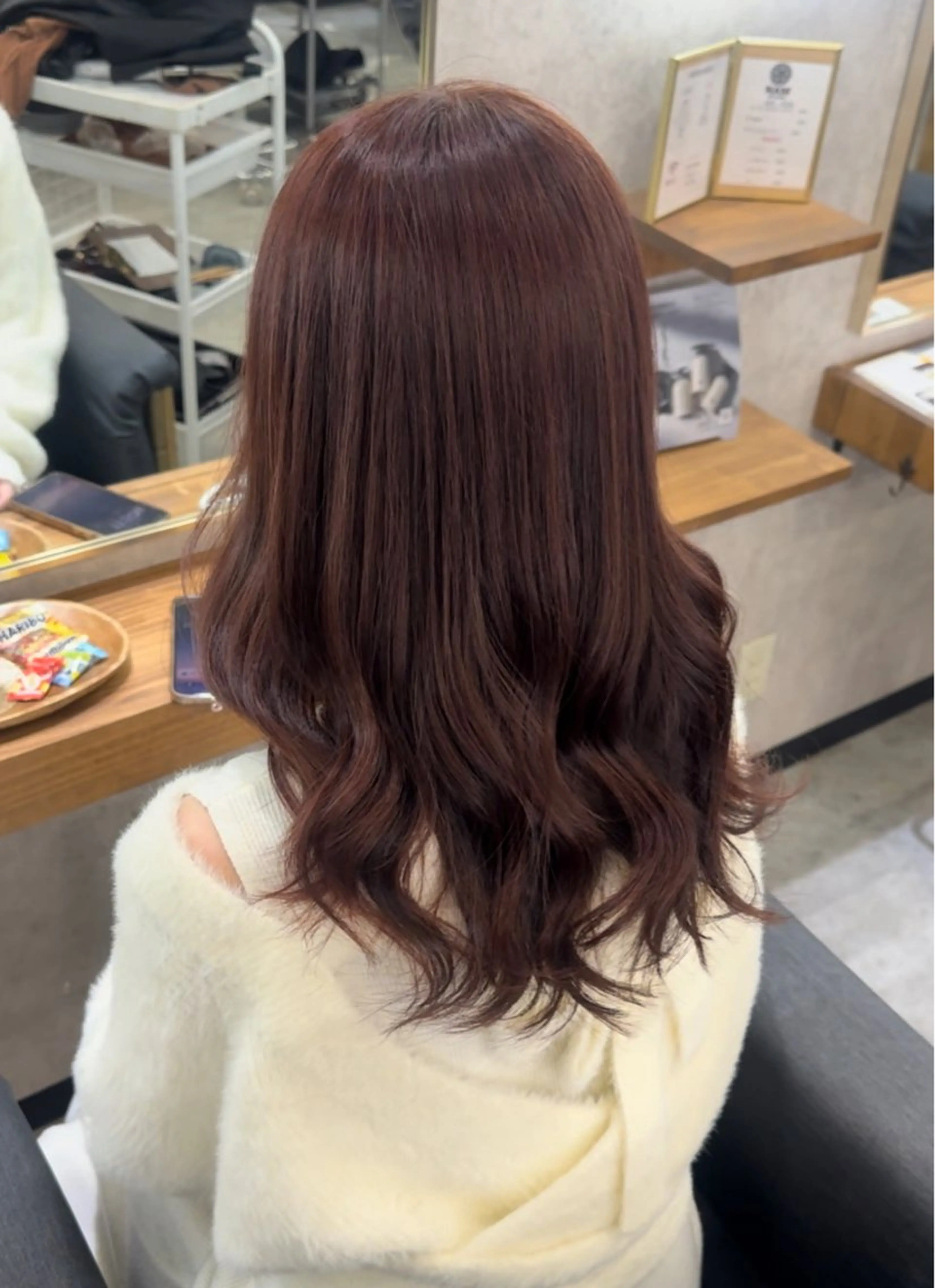 ミディアム ヘアカラー MOURI CHISATOのヘアスタイル