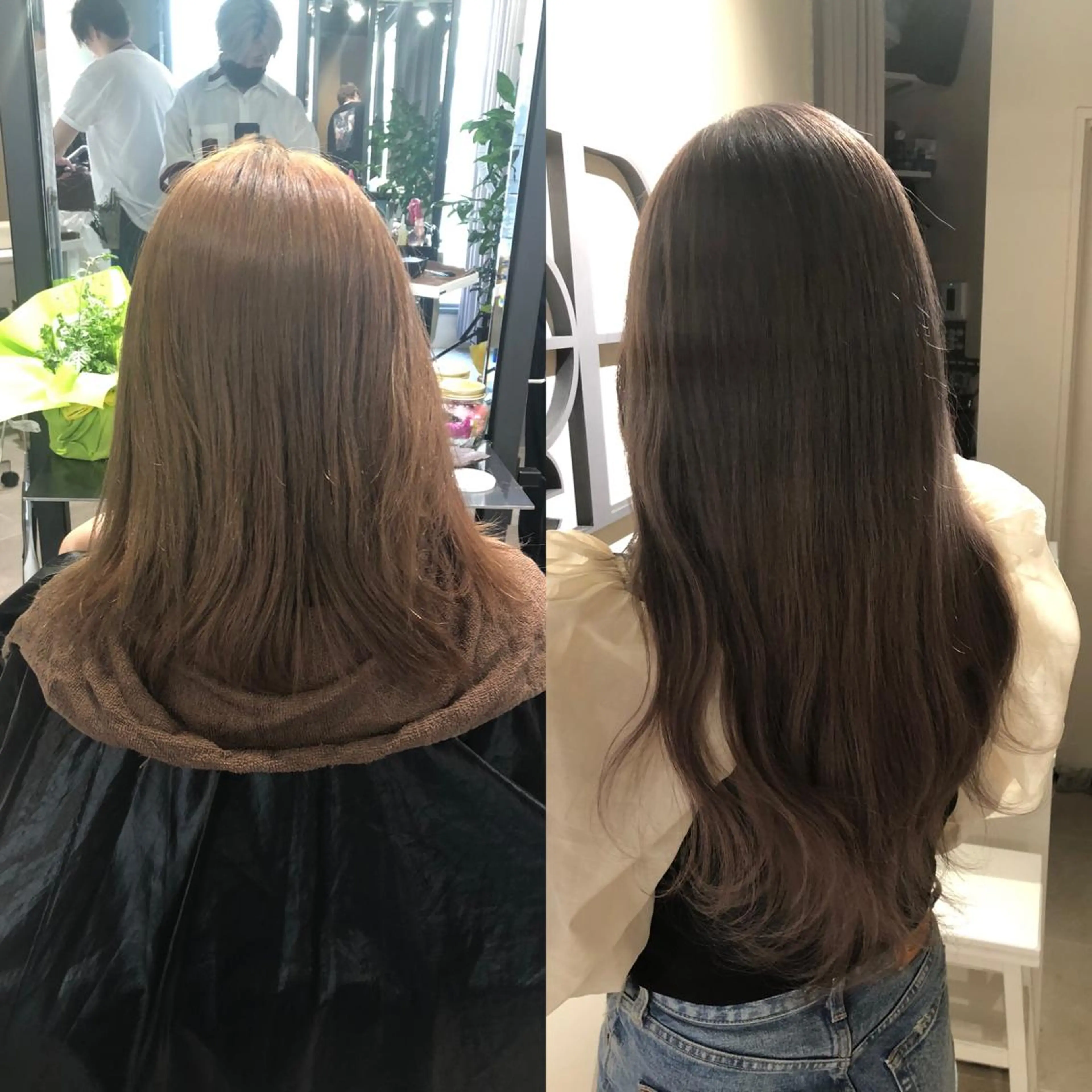 ロング エクステ 韓国カラーエクステ 👑代表渡部雅己👑のヘアスタイル