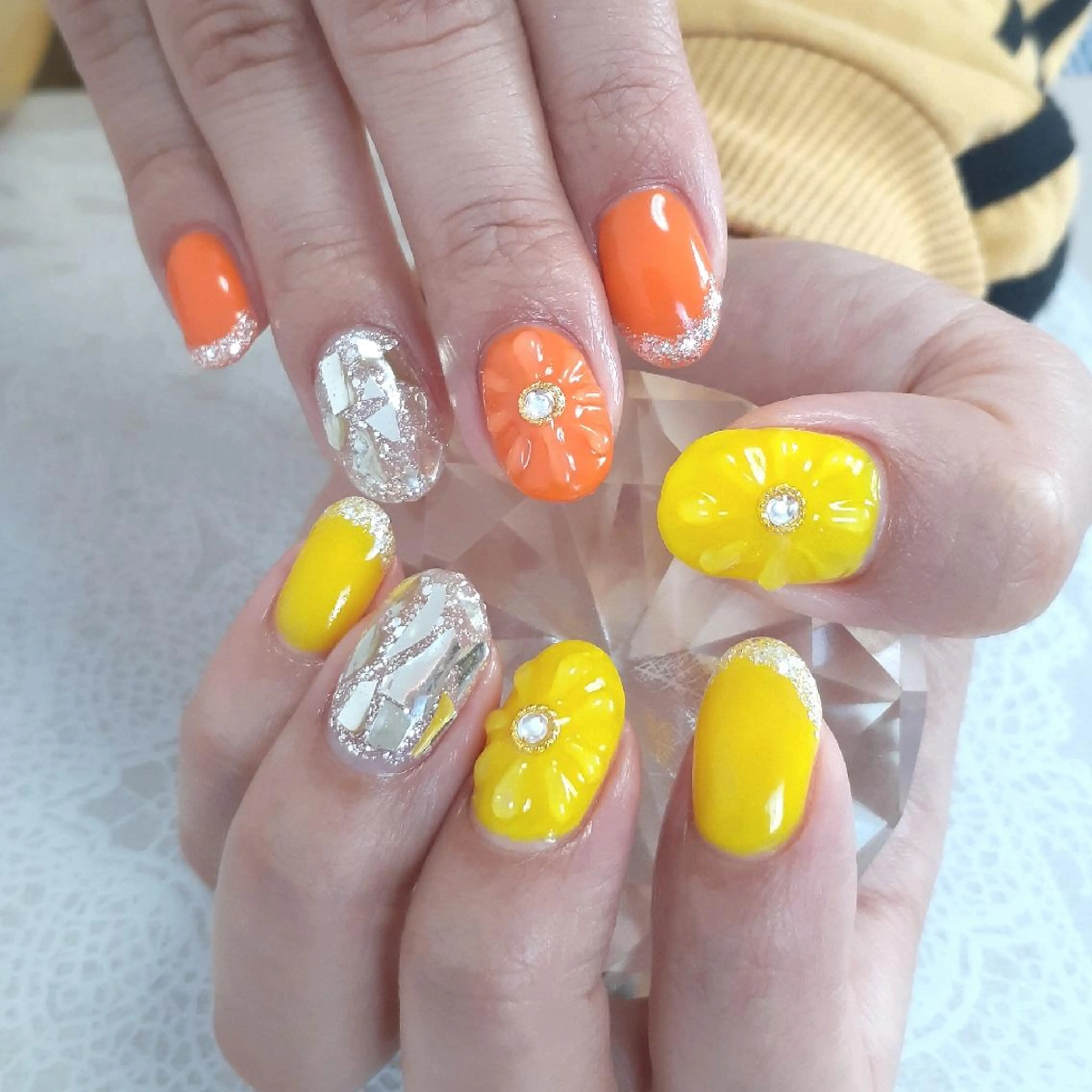 ネイル ぷっくりネイル ハンドネイル 池元 真由美のネイルデザイン