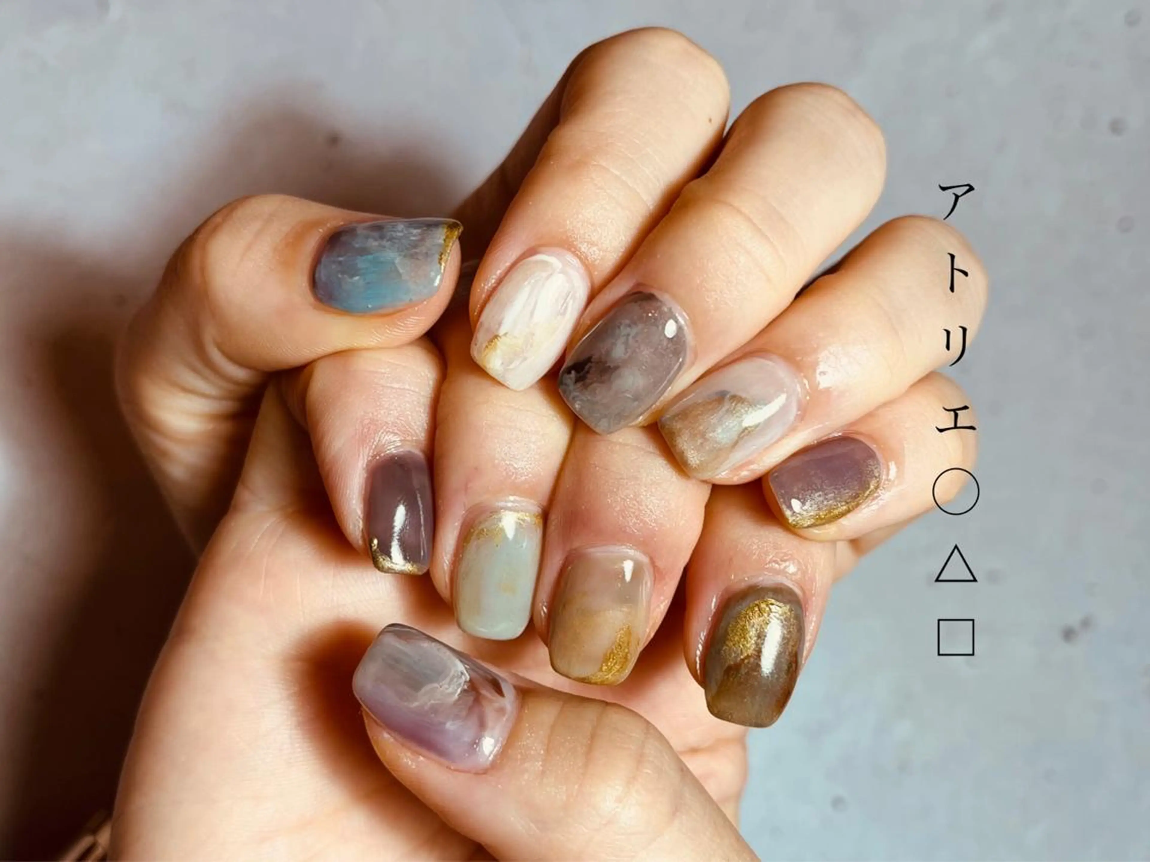 ネイル ハンドネイル アトリエ ○△□のネイルデザイン