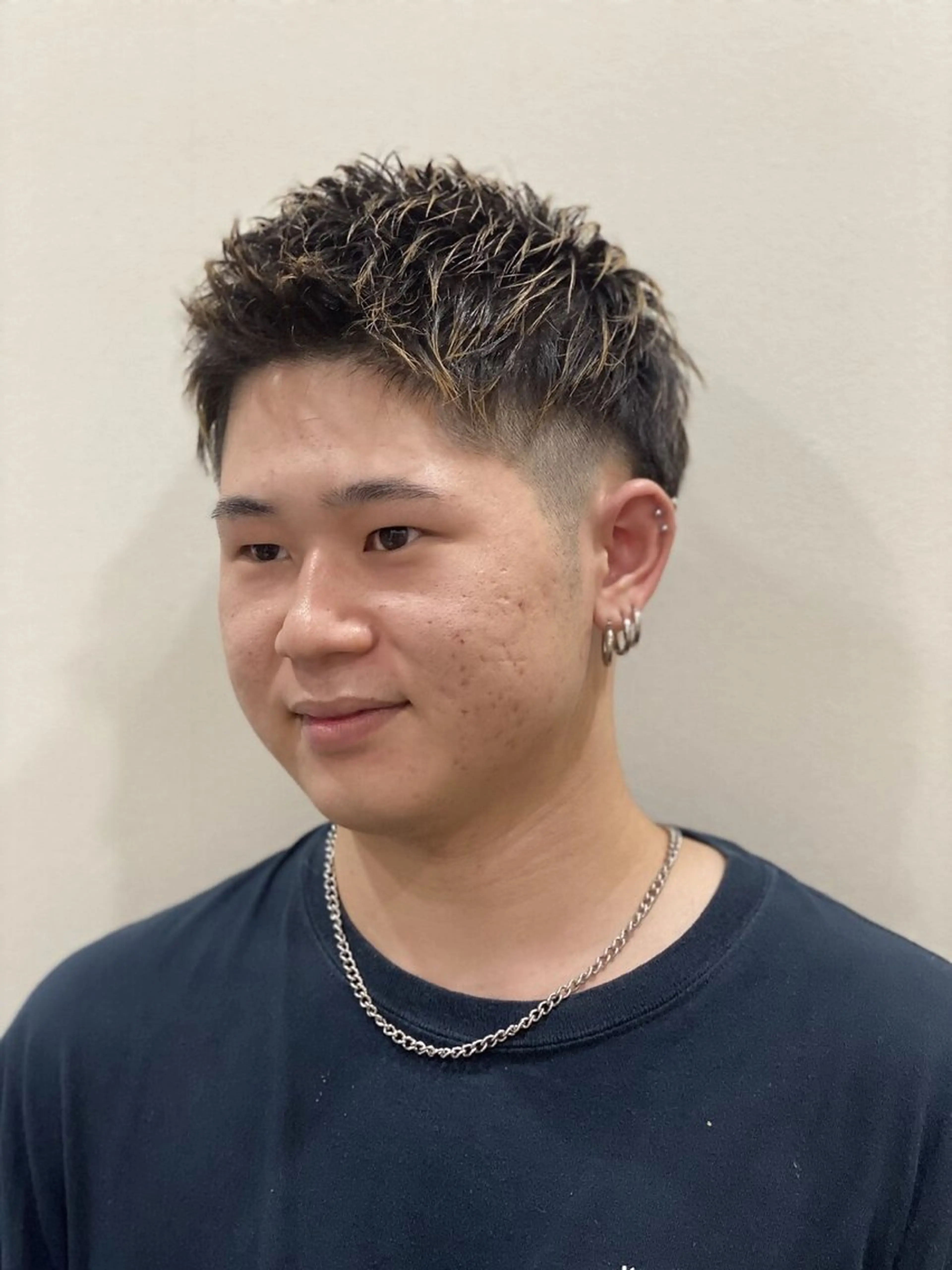 ショート メンズ アップバング ツーブロック ショートヘア 赤坂barber 古澤慶一郎【モテ髪】のヘアスタイル