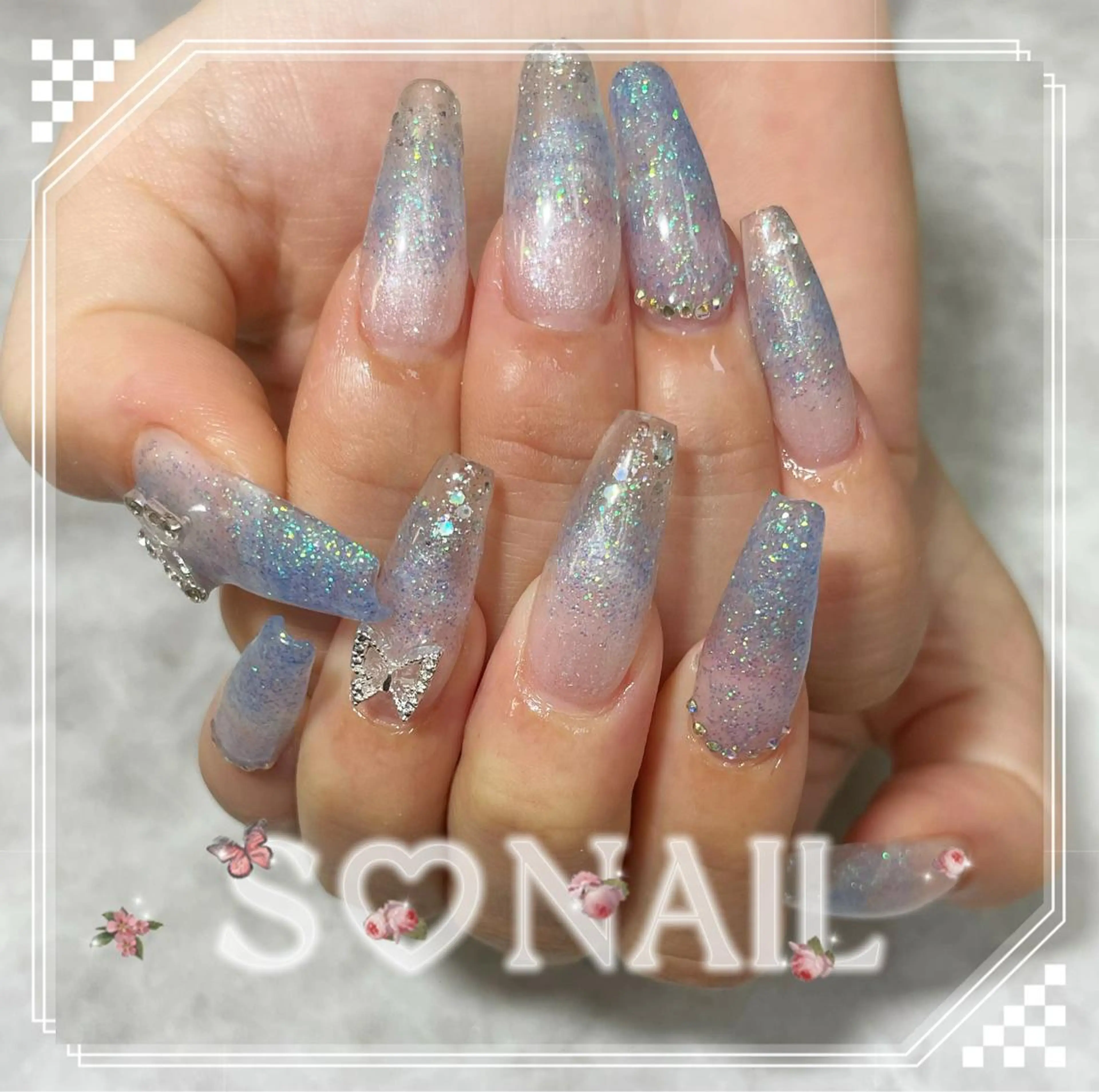 ネイル 持ち込み ハンドネイル S♡NAIL所属・S.NAIL Suuのネイルデザイン