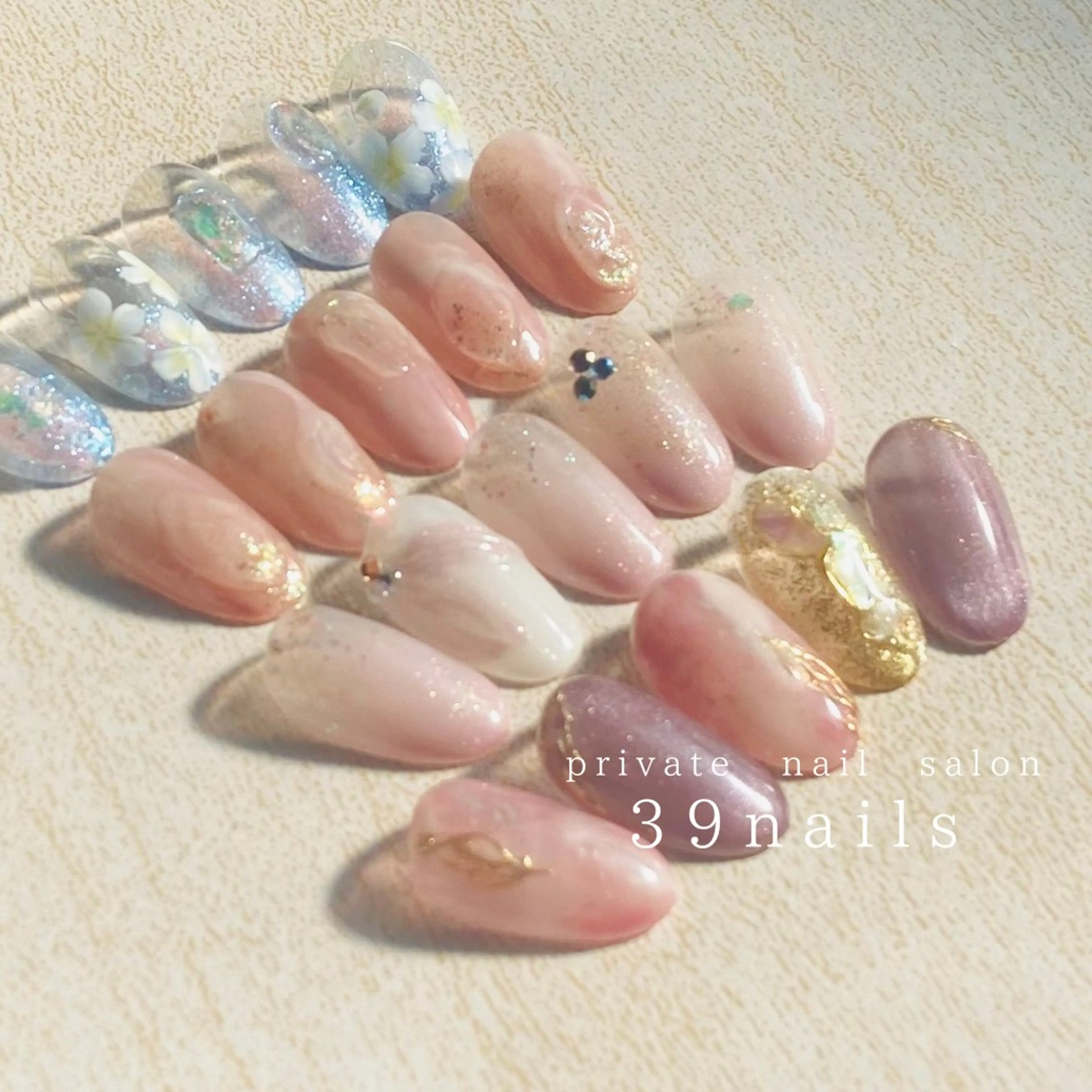 ネイル ハンドネイル 39-nails EharaMikuのネイルデザイン
