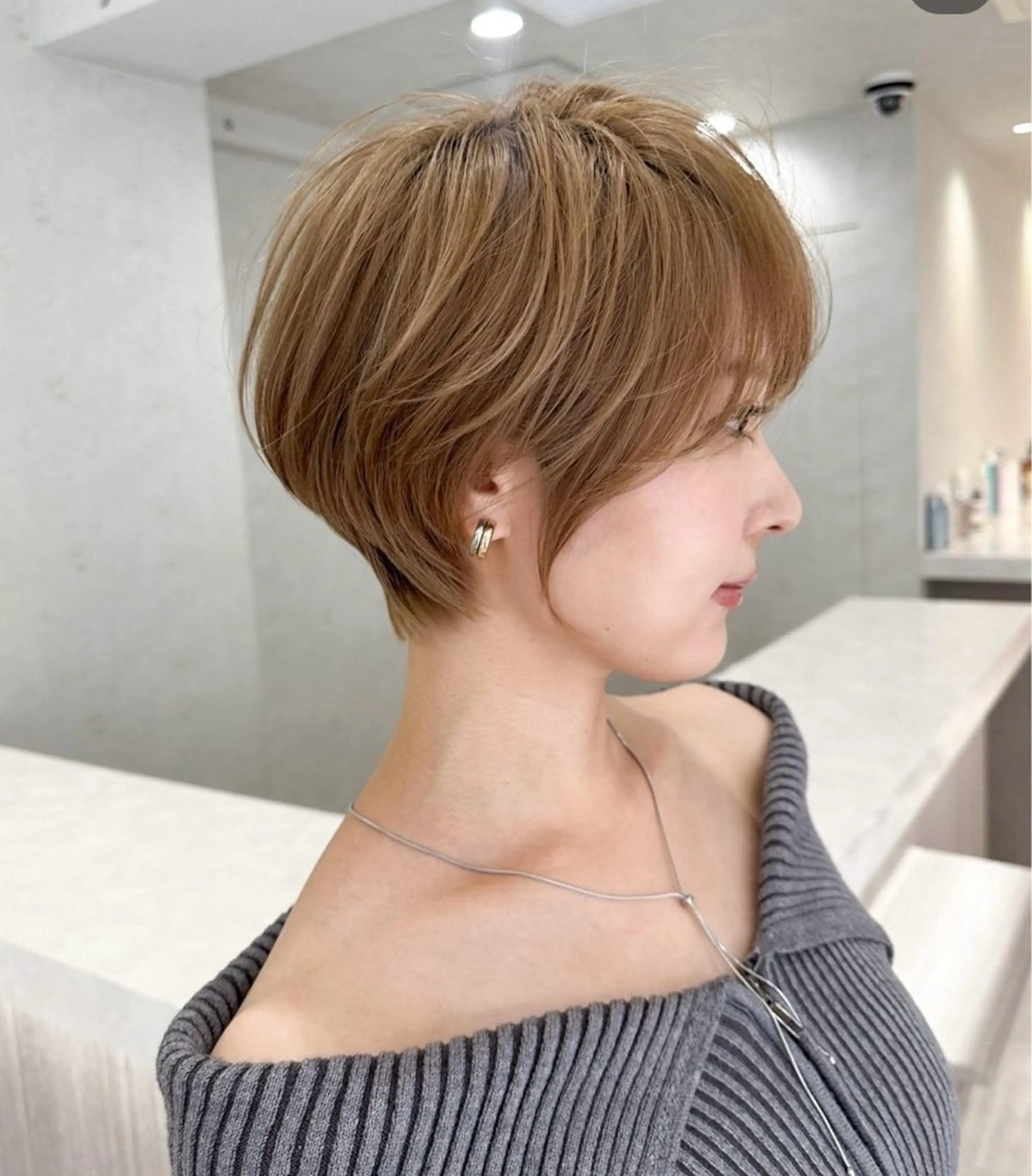 ショート カラー カット ヘアカラー atsuki ショート特化のヘアスタイル