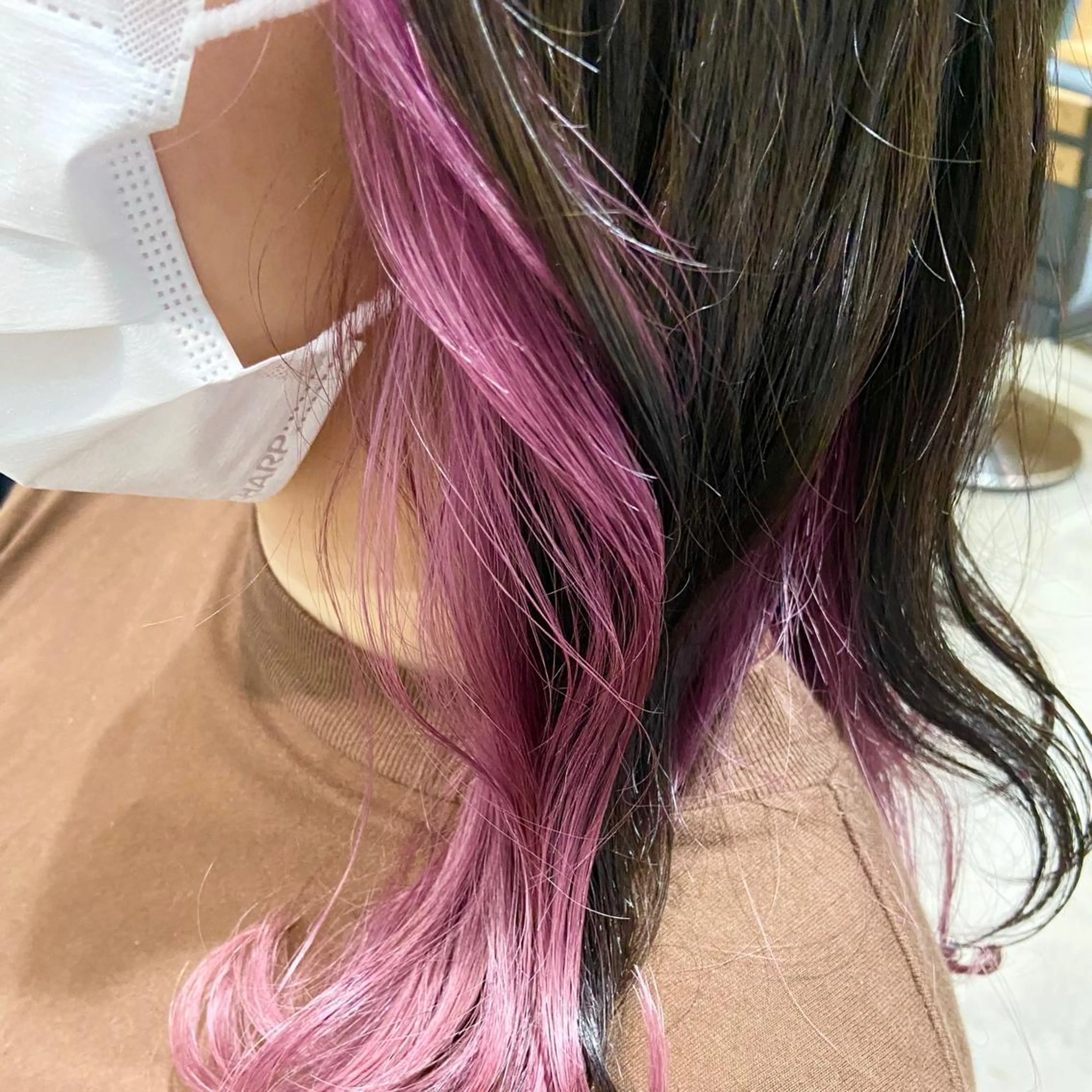 ミディアム カラー ピンクカラー ヘアカラー 🌷レイヤーカット/ フルキシオリ🌷のヘアスタイル