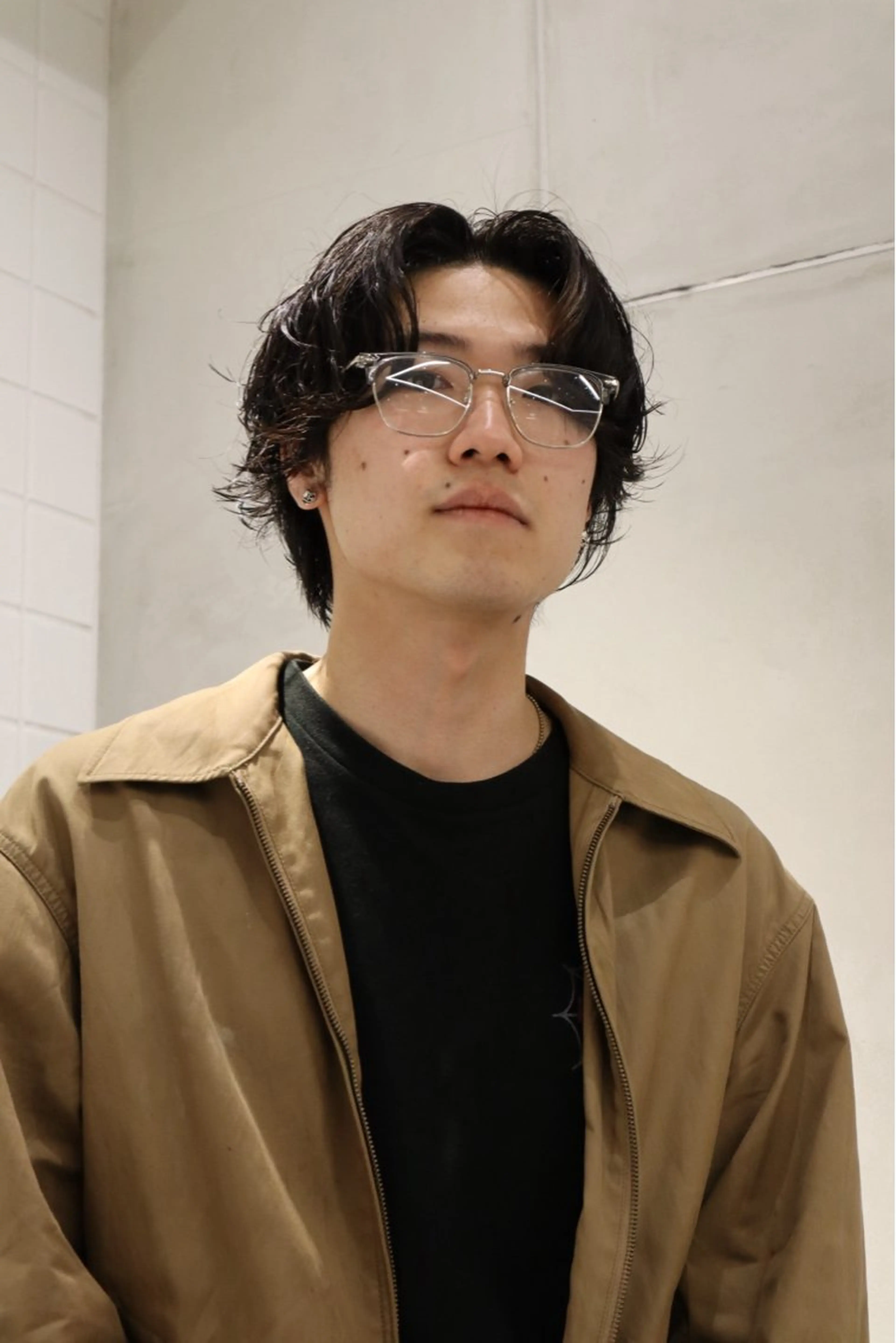 ショート パーマ メンズ メンズ特化   西野 晴紀のヘアスタイル