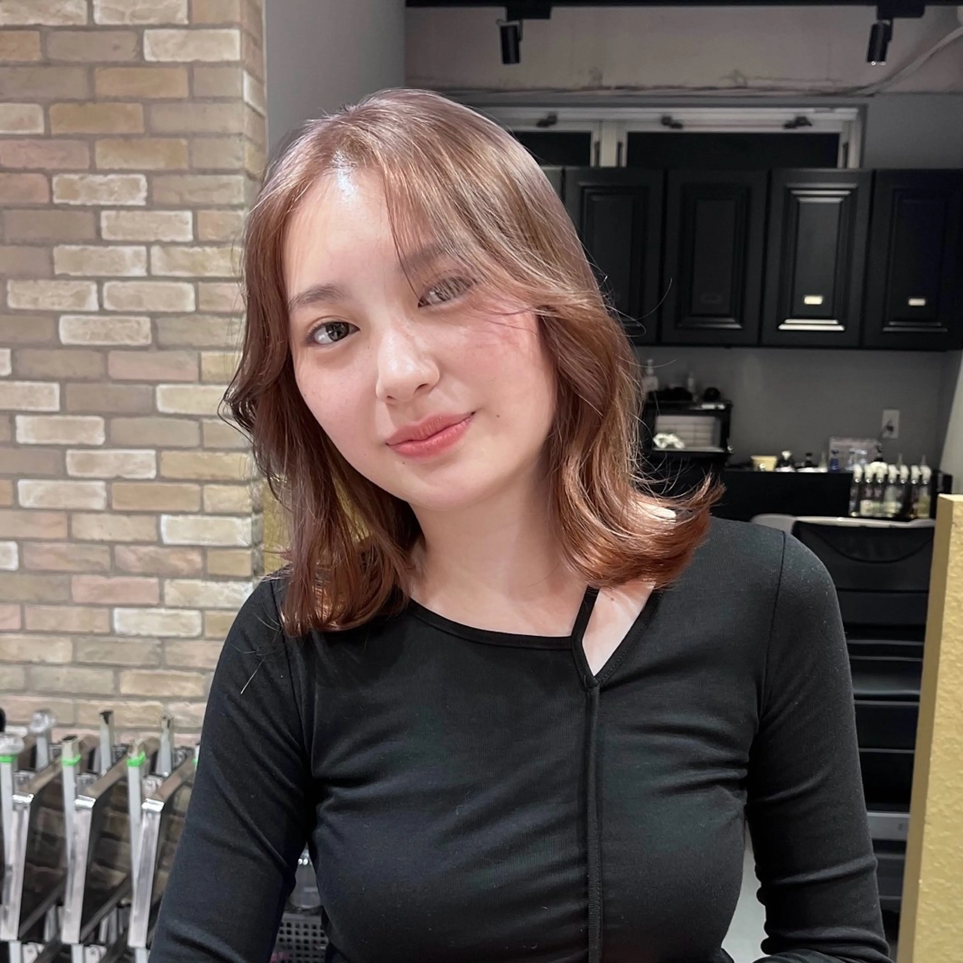 ミディアム カラー ヘアカラー トリートメント 🩶レイナ🩶 color/nailのヘアスタイル