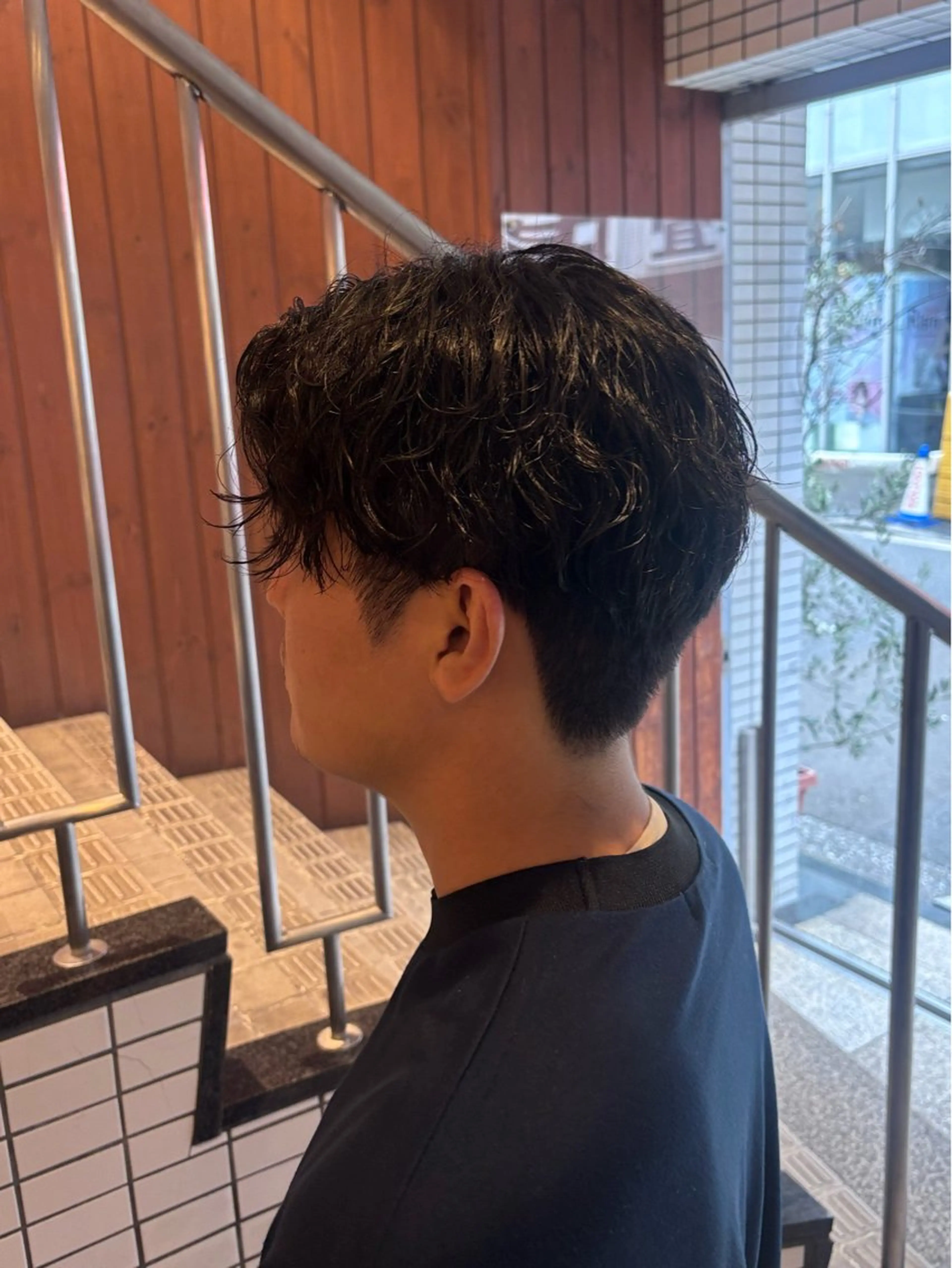 パーマ メンズ メンズパーマ ボブ/メンズ/パーマ /Tamakiのヘアスタイル