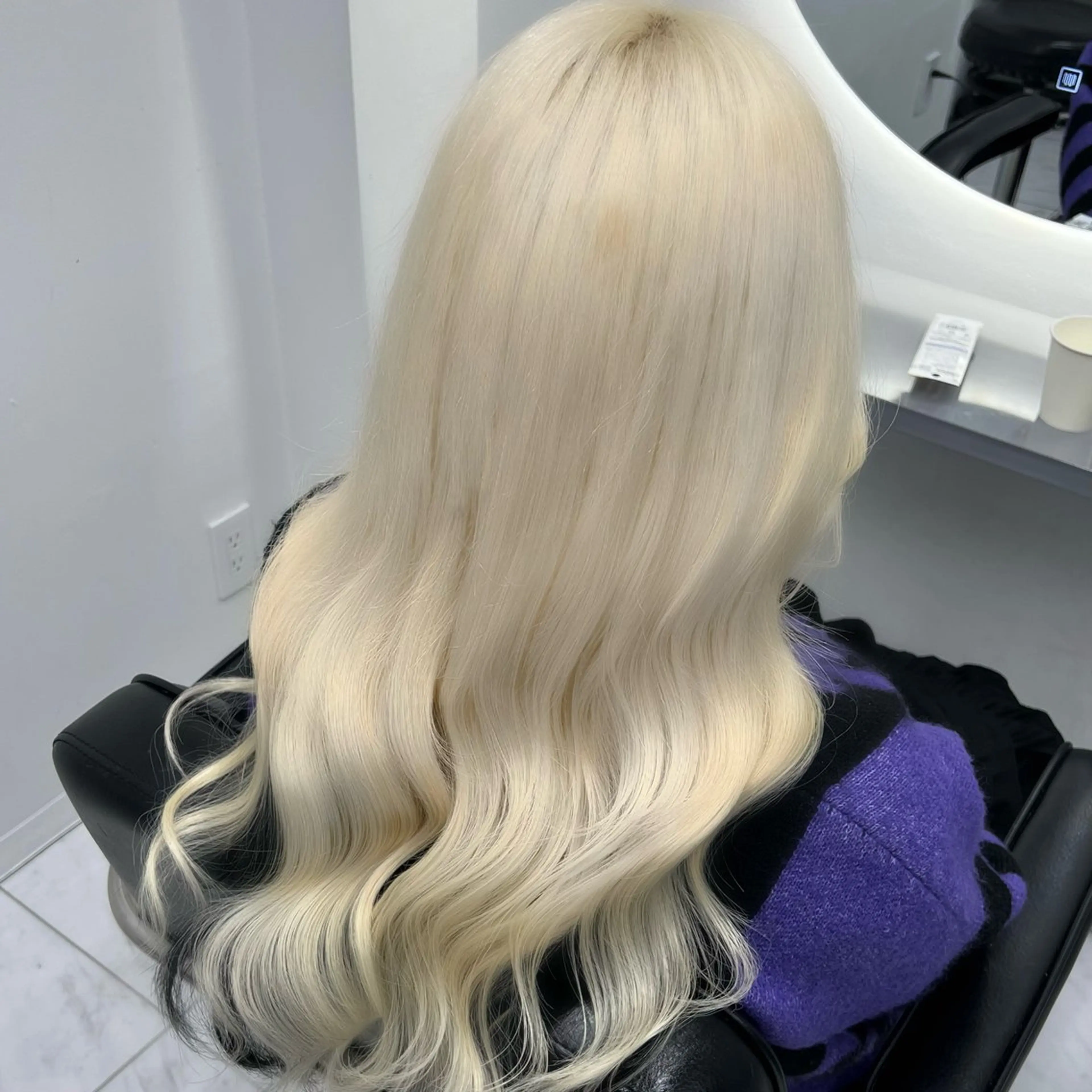 ロング カラー ブロンド ロング ヘアカラー エクステ 🦋エクステ🦋 TOMOKAのヘアスタイル