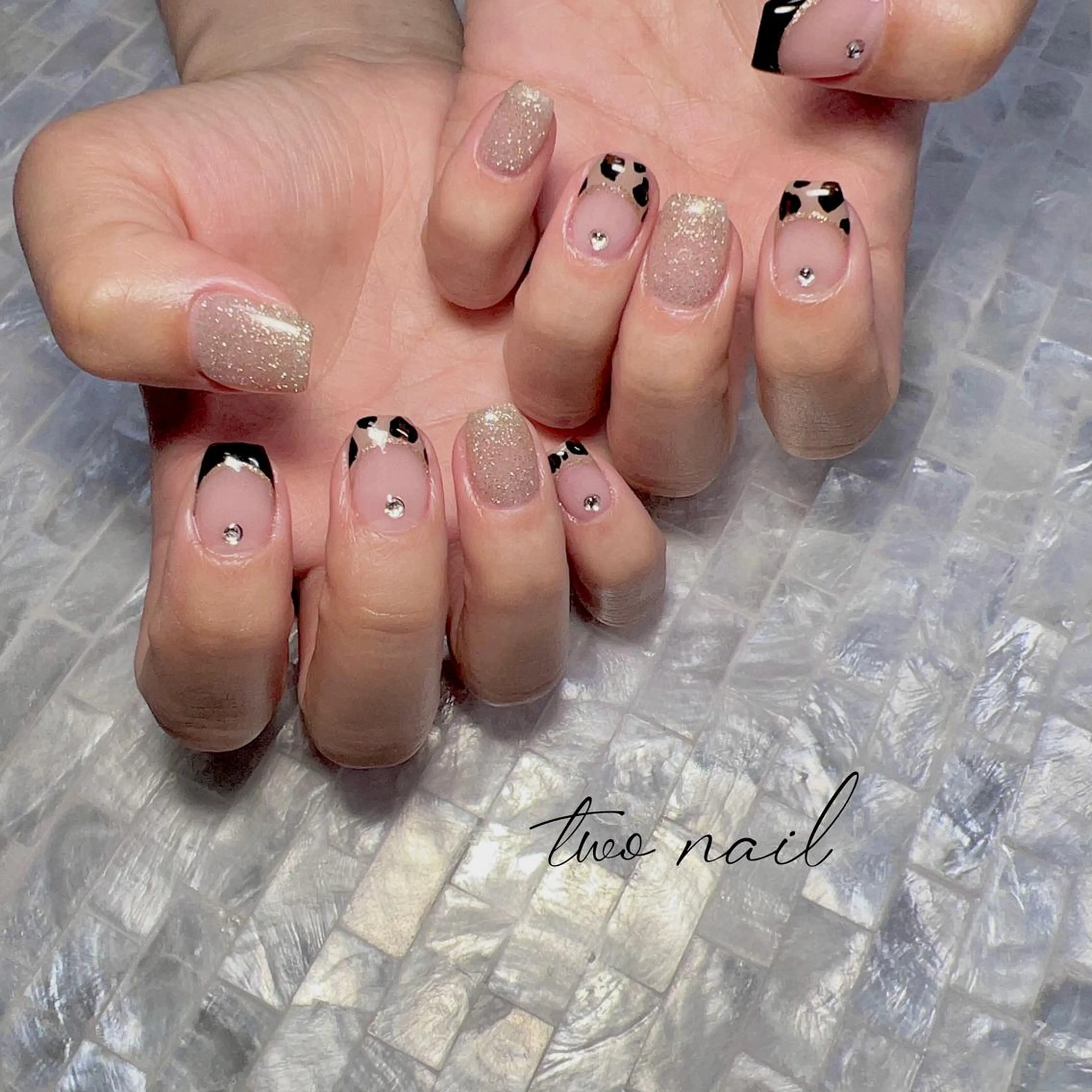 ネイル アートネイル フットネイル ハート ニュアンスネイル オフィスネイル ハンドネイル two nailのネイルデザイン