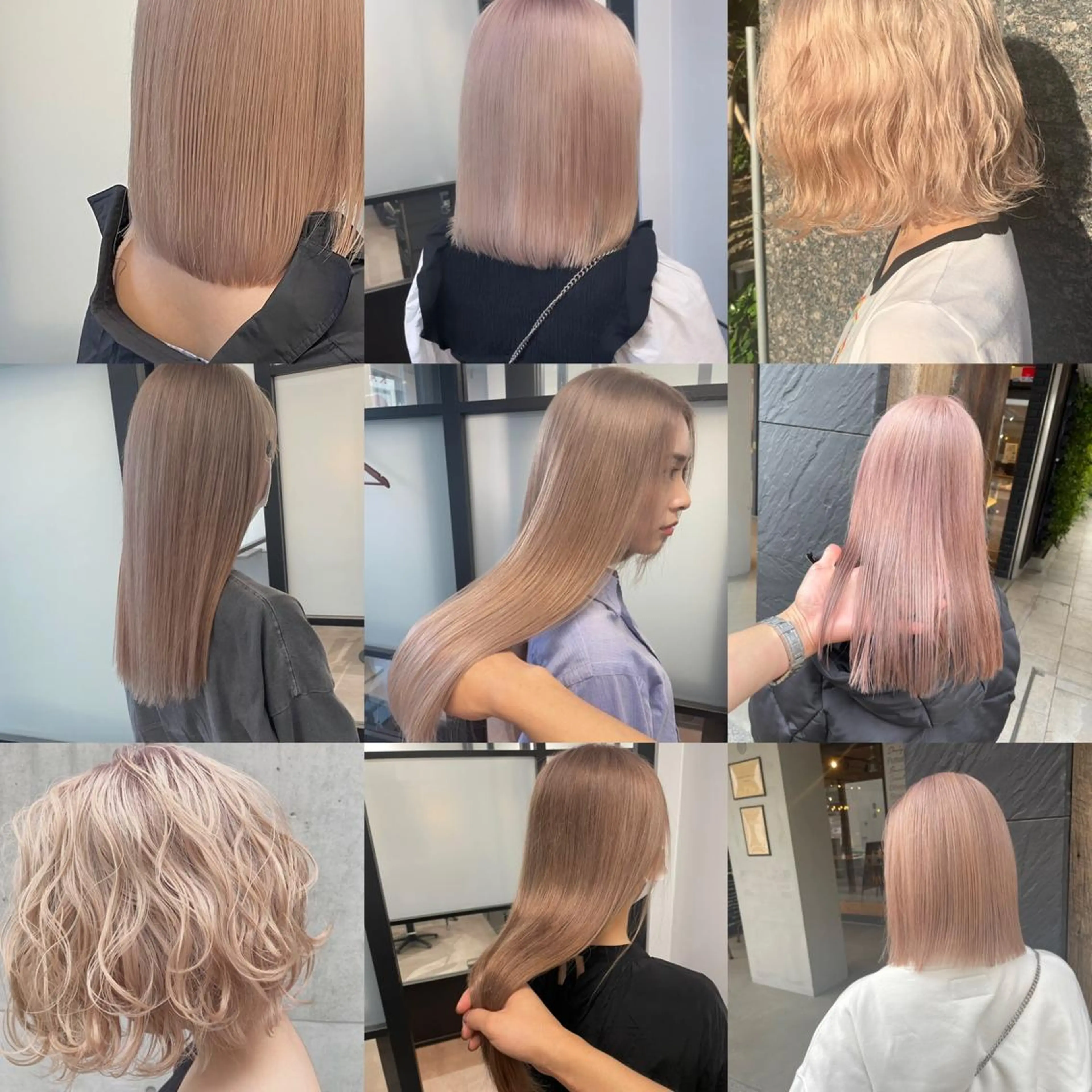エフェクトブリーチ+カラー+美髪トリートメントトリートメントの写真