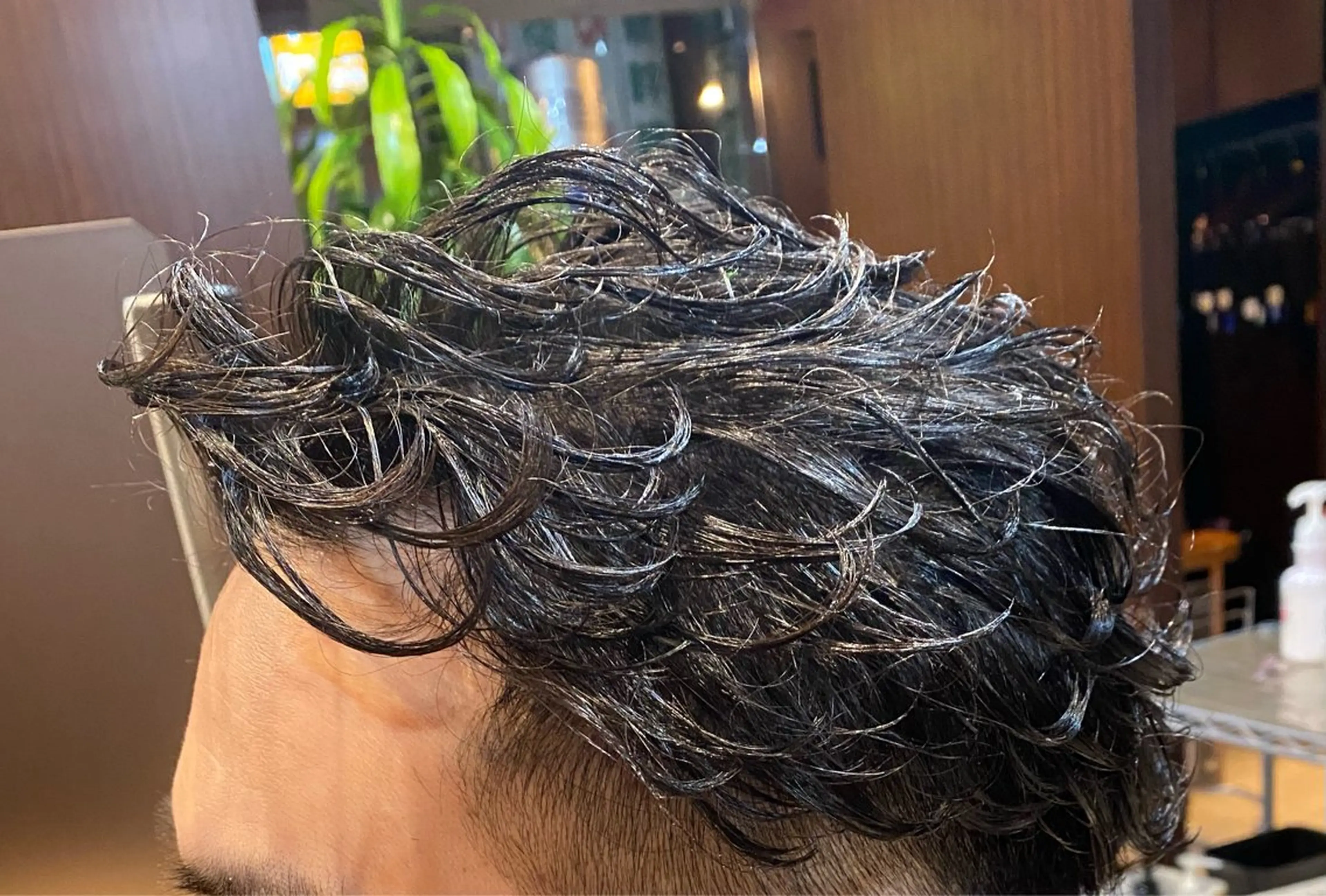 ミディアム 北川 竜也のヘアスタイル