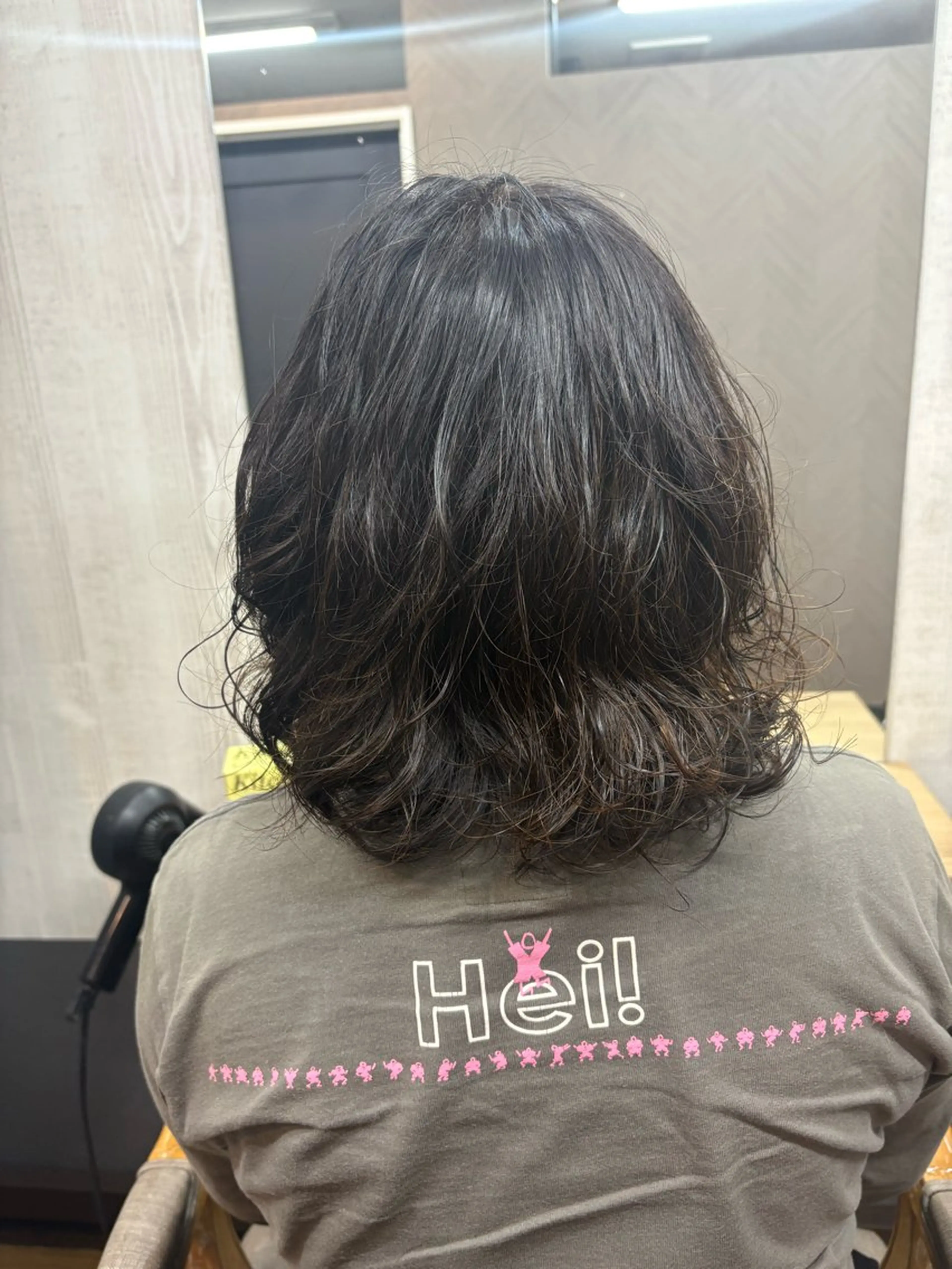 ミディアム パーマ カット パーマ TELA HAIR 稲毛店　千尋のヘアスタイル