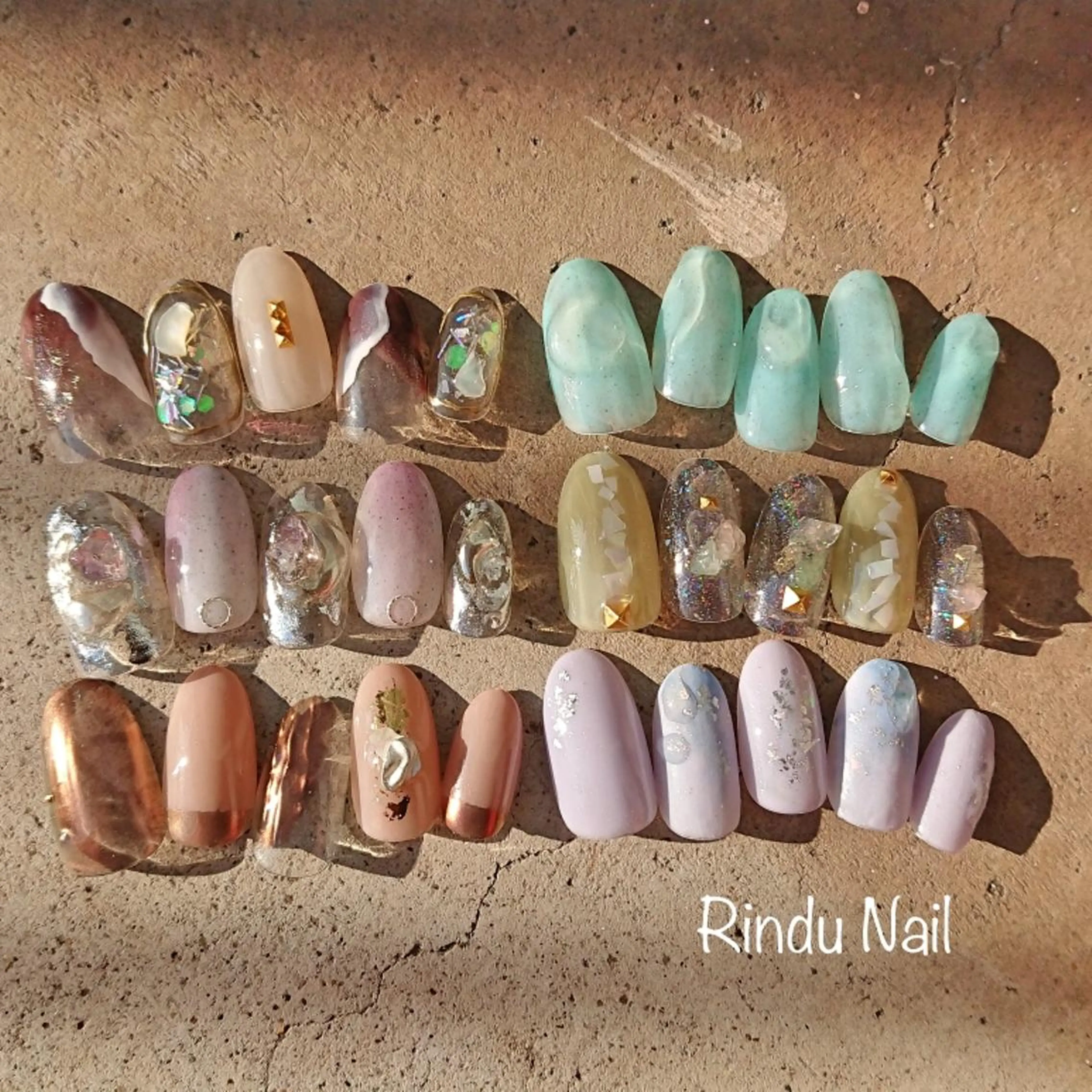 ネイル ニュアンスネイル Rindu Nail 名駅miniのネイルデザイン