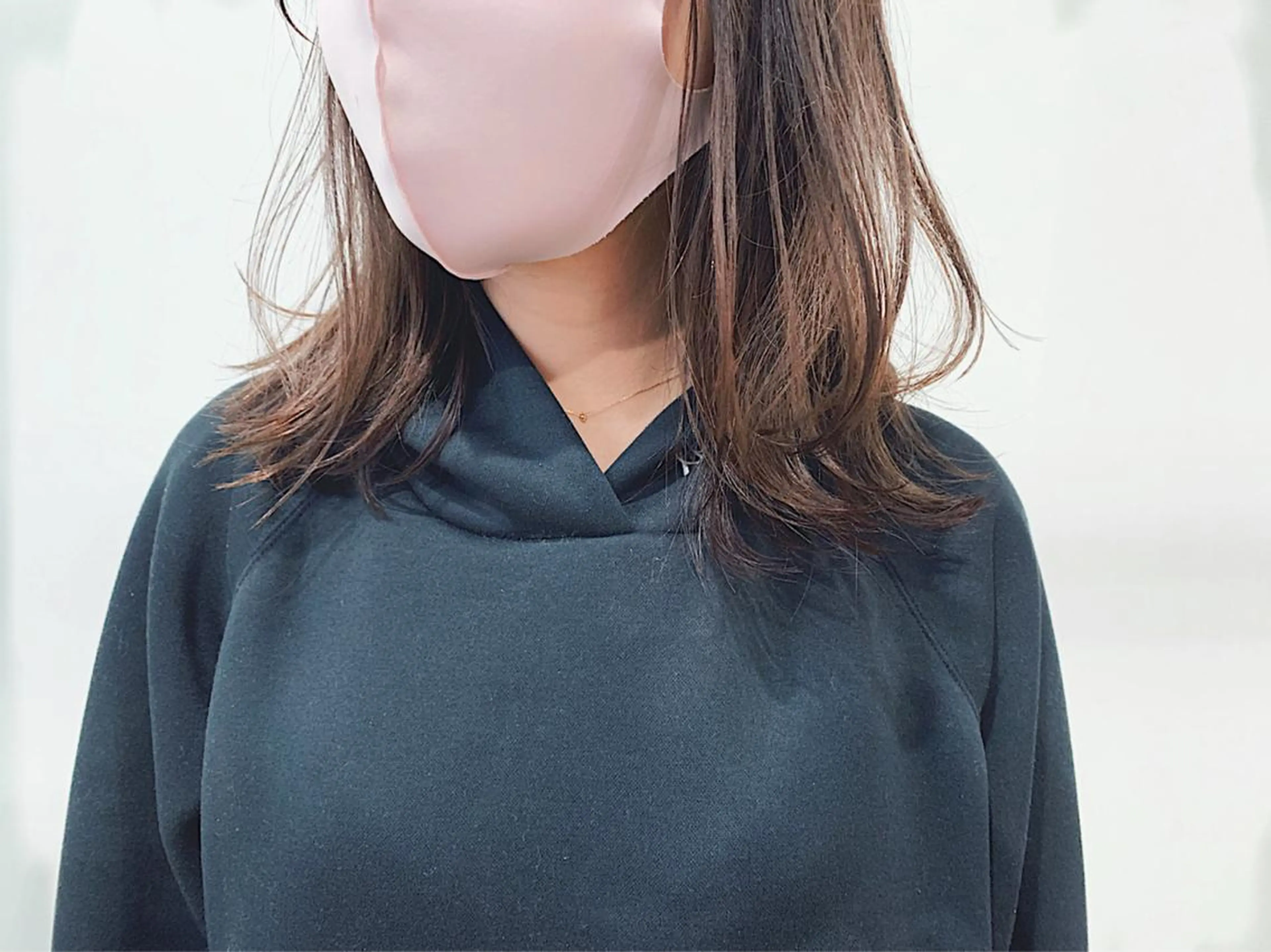 ミディアム レイヤーカット ハイトーンカラー RYUのヘアスタイル
