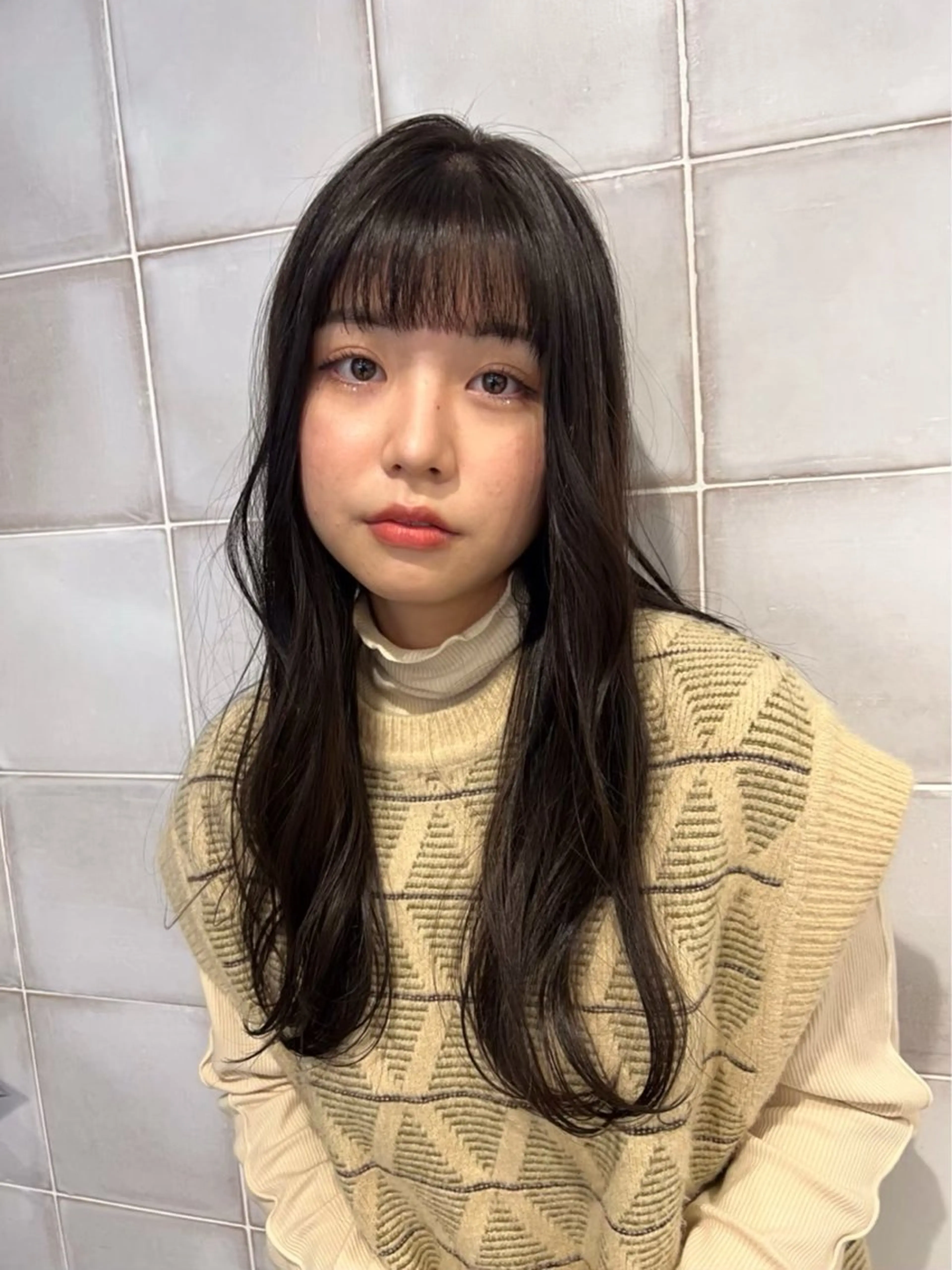 ロング カラー ヘアアレンジ APHRODITE GINZA御茶ノ水神保町所属・たむら みなみのヘアスタイル
