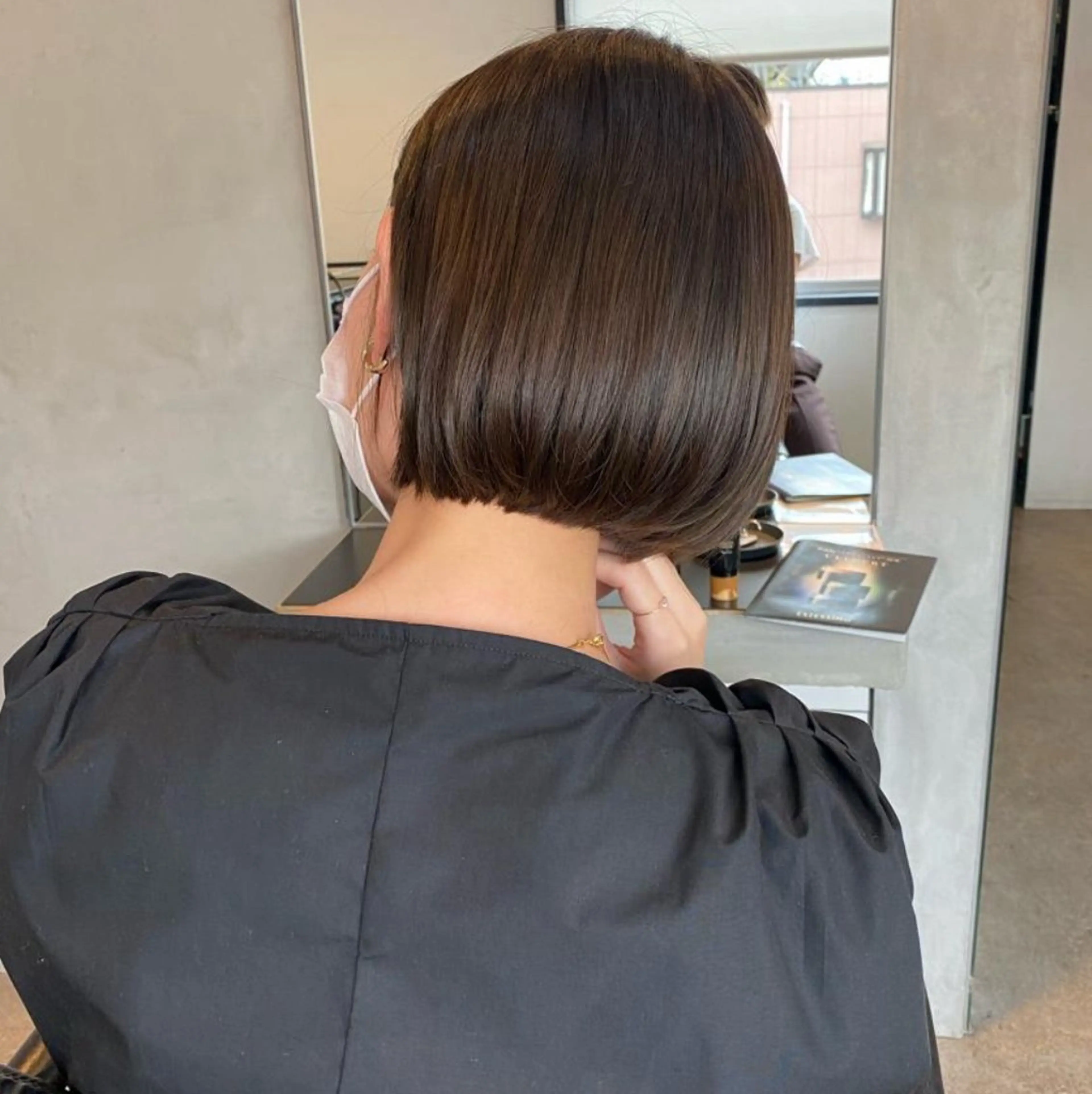 ショート カラー ヘアアレンジ ボブ stylist/蛯谷 珠里のヘアスタイル
