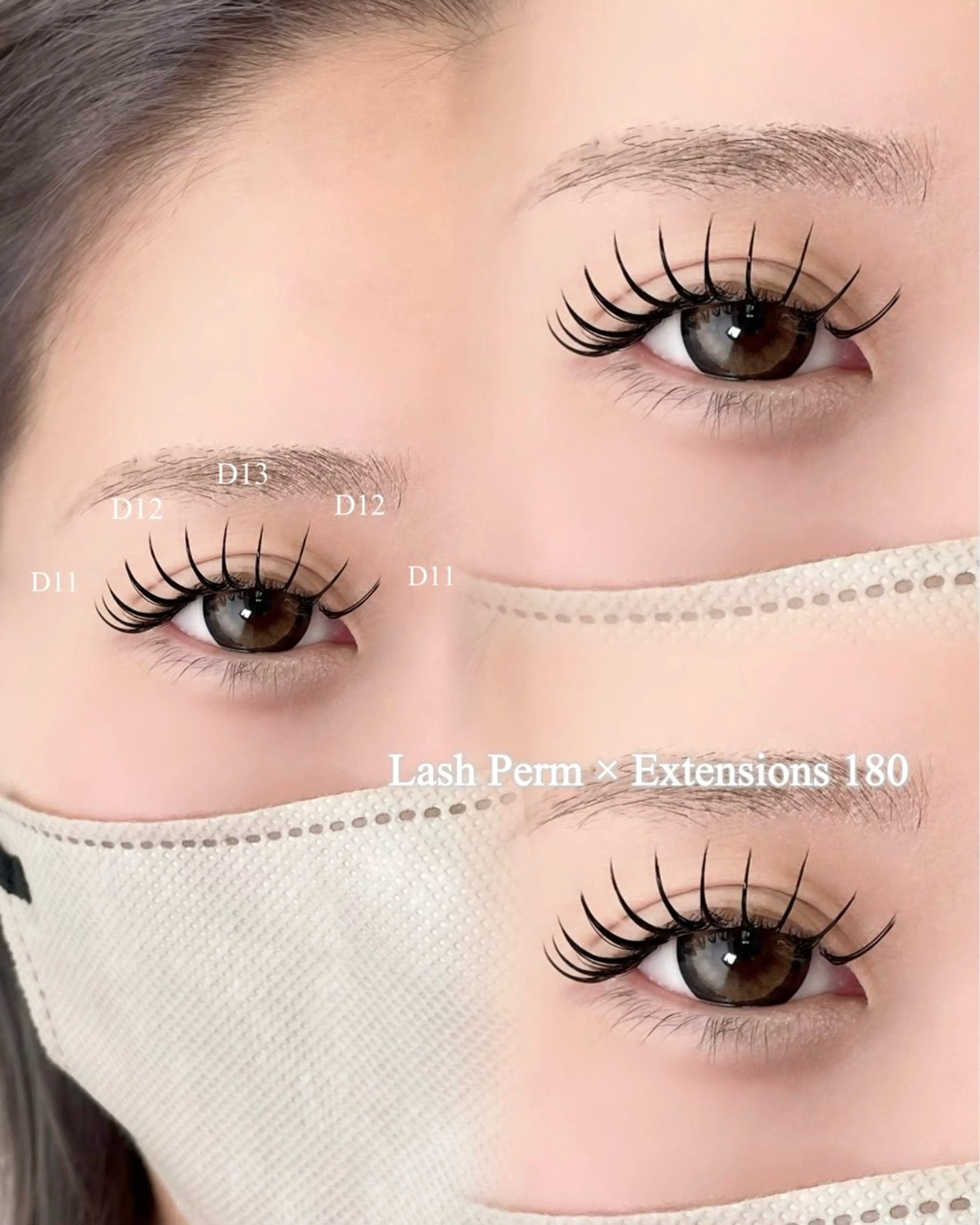 マツエク・マツパ マツエク RUNON 🎀 大阪福島 SeneLのマツエク・マツパデザイン