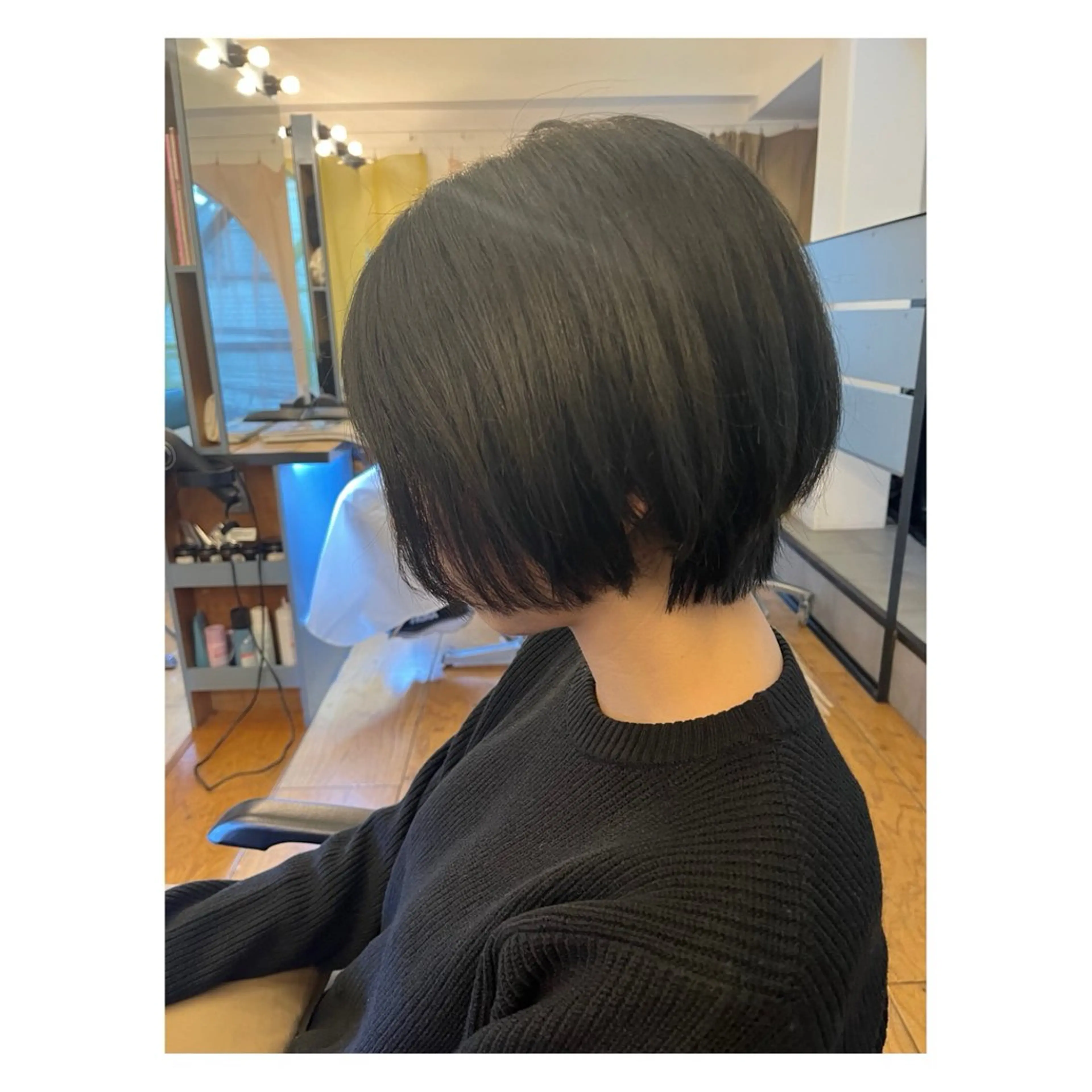 ショート カラー アッシュ ショートヘア ウルフカット カット ヘアカラー トリートメント Lagom なかだのヘアスタイル