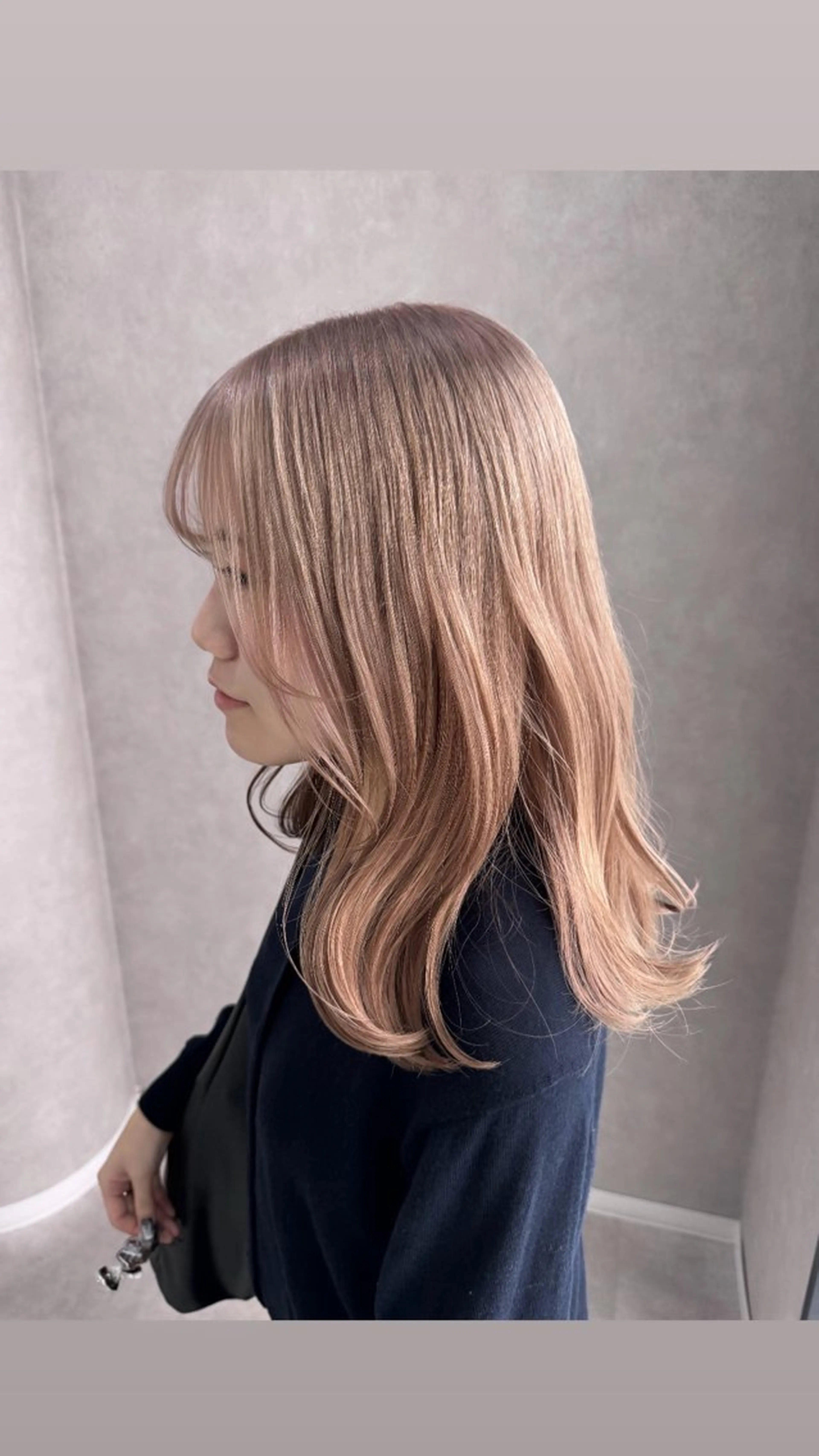 ミディアム 梅田トレンドレイヤー RISA🎀💕のヘアスタイル