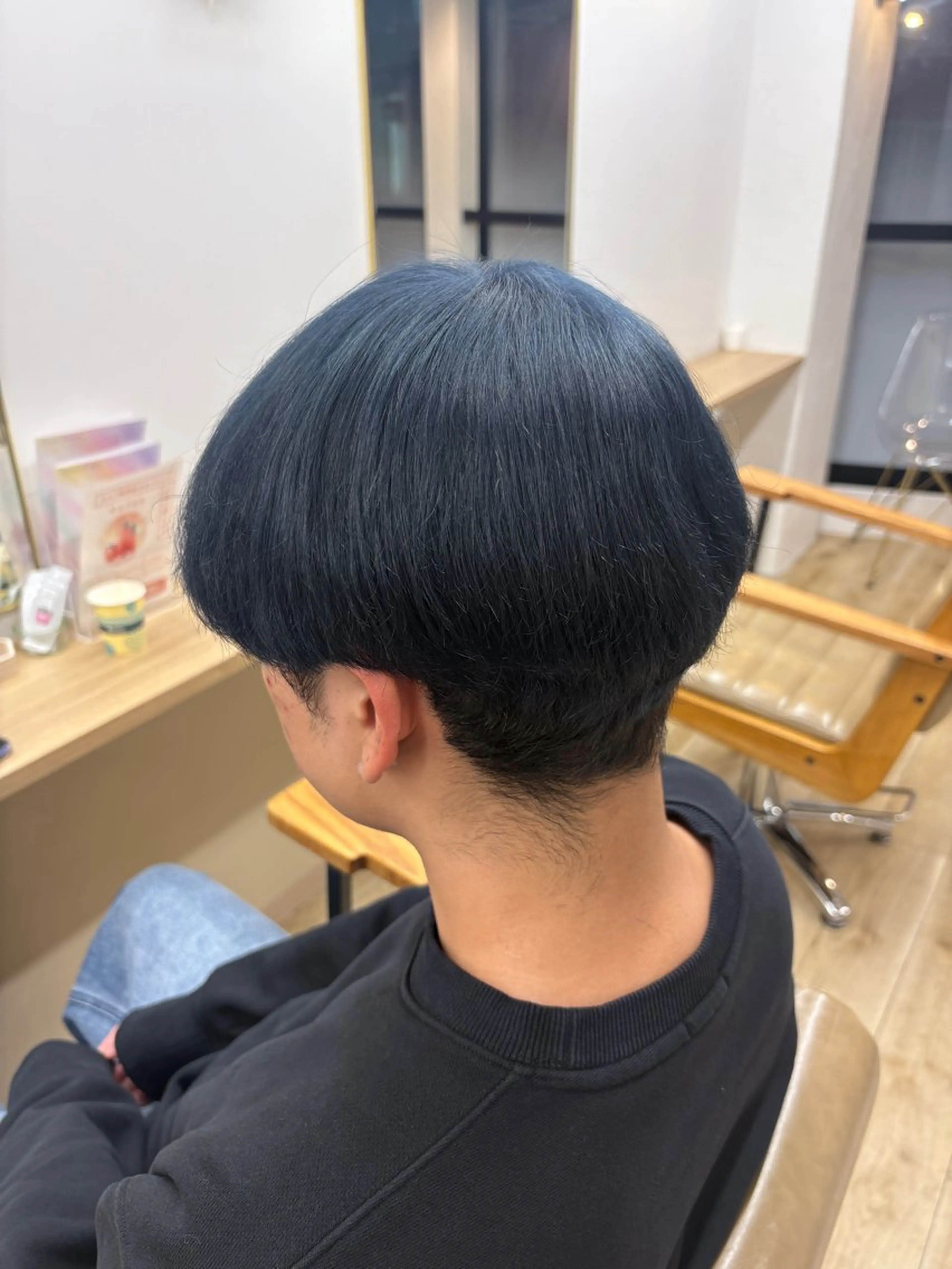 カラー ブルーカラー ネイビーカラー ヘアカラー a. ririのヘアスタイル