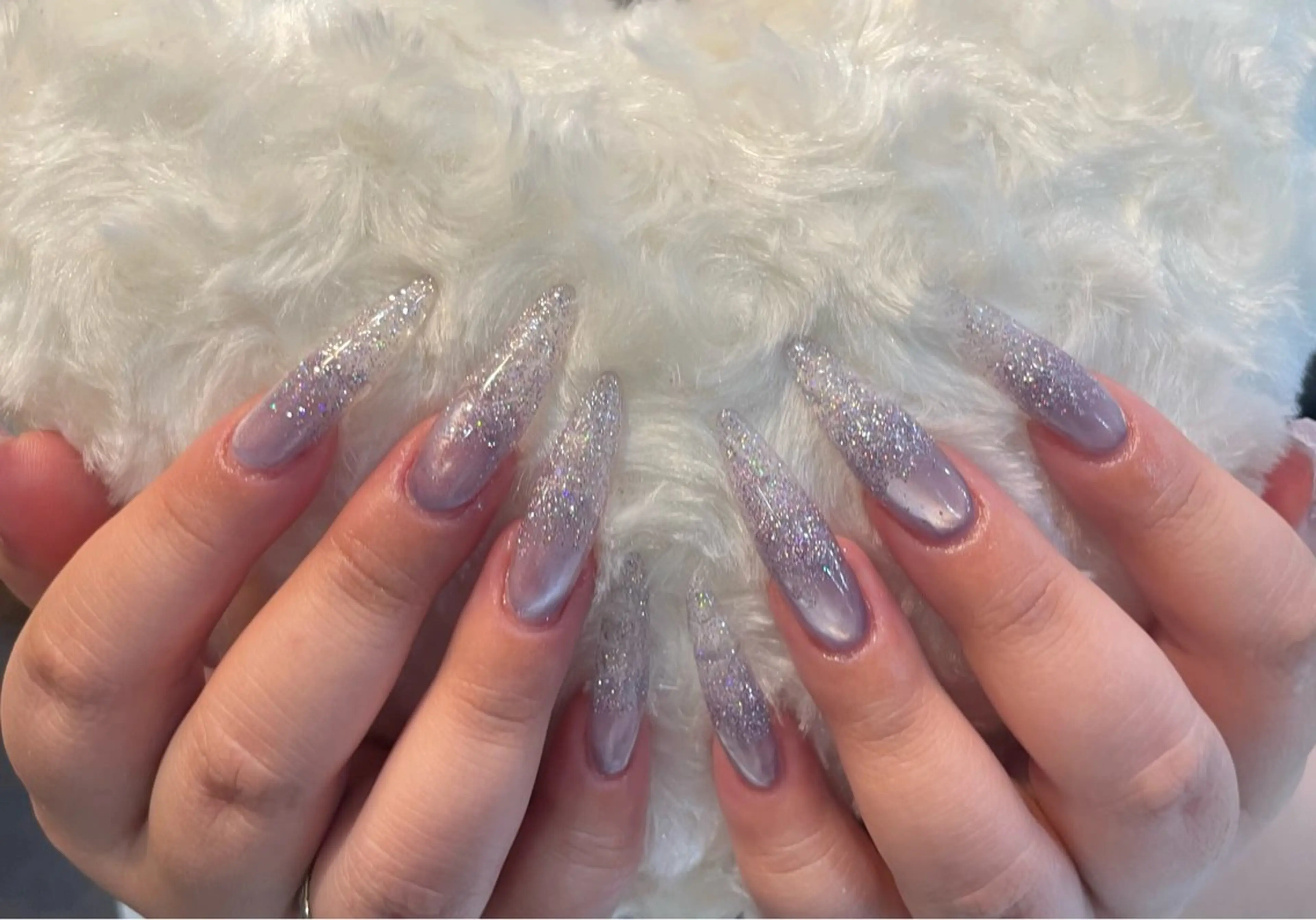 ネイル フラッシュネイル マグネットネイル スカルプネイル 小野 優海のネイルデザイン