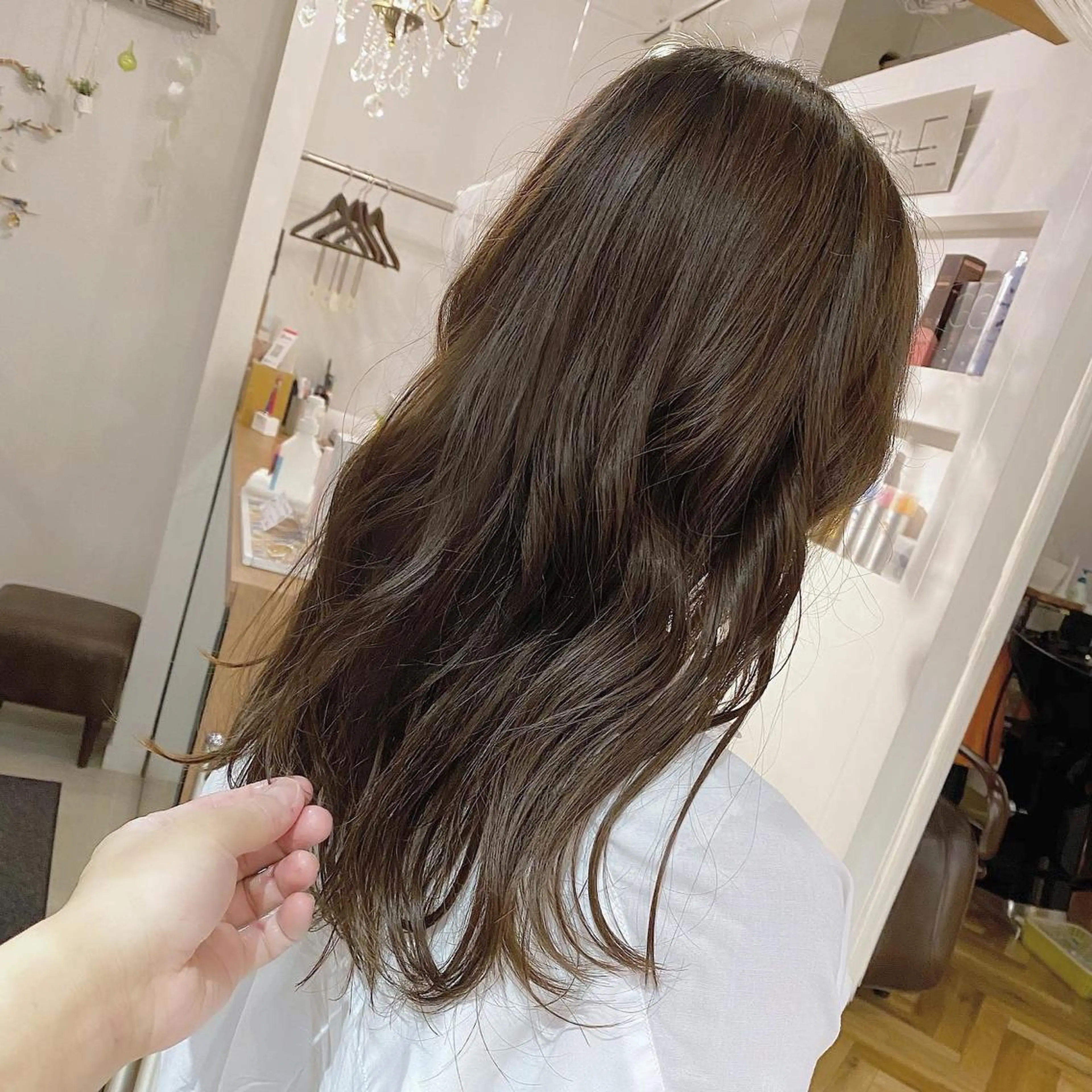 セミロング ヘアアレンジ レイヤーカット ローレイヤー SALOWIN 池袋Suite店所属・髪質改善特化 安東駿介のヘアスタイル