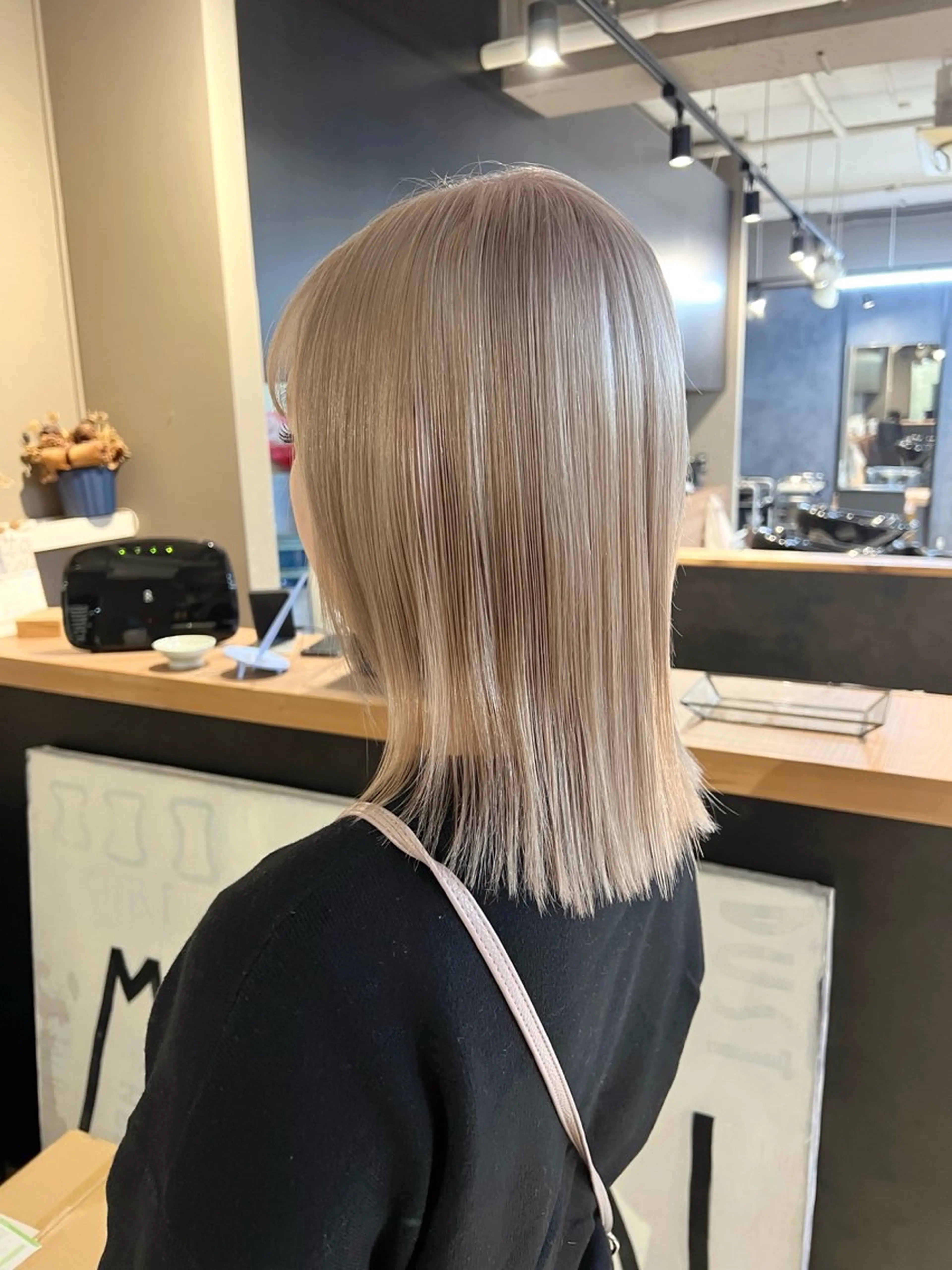 ミディアム カラー バイオレットカラー daiki 原宿のヘアスタイル