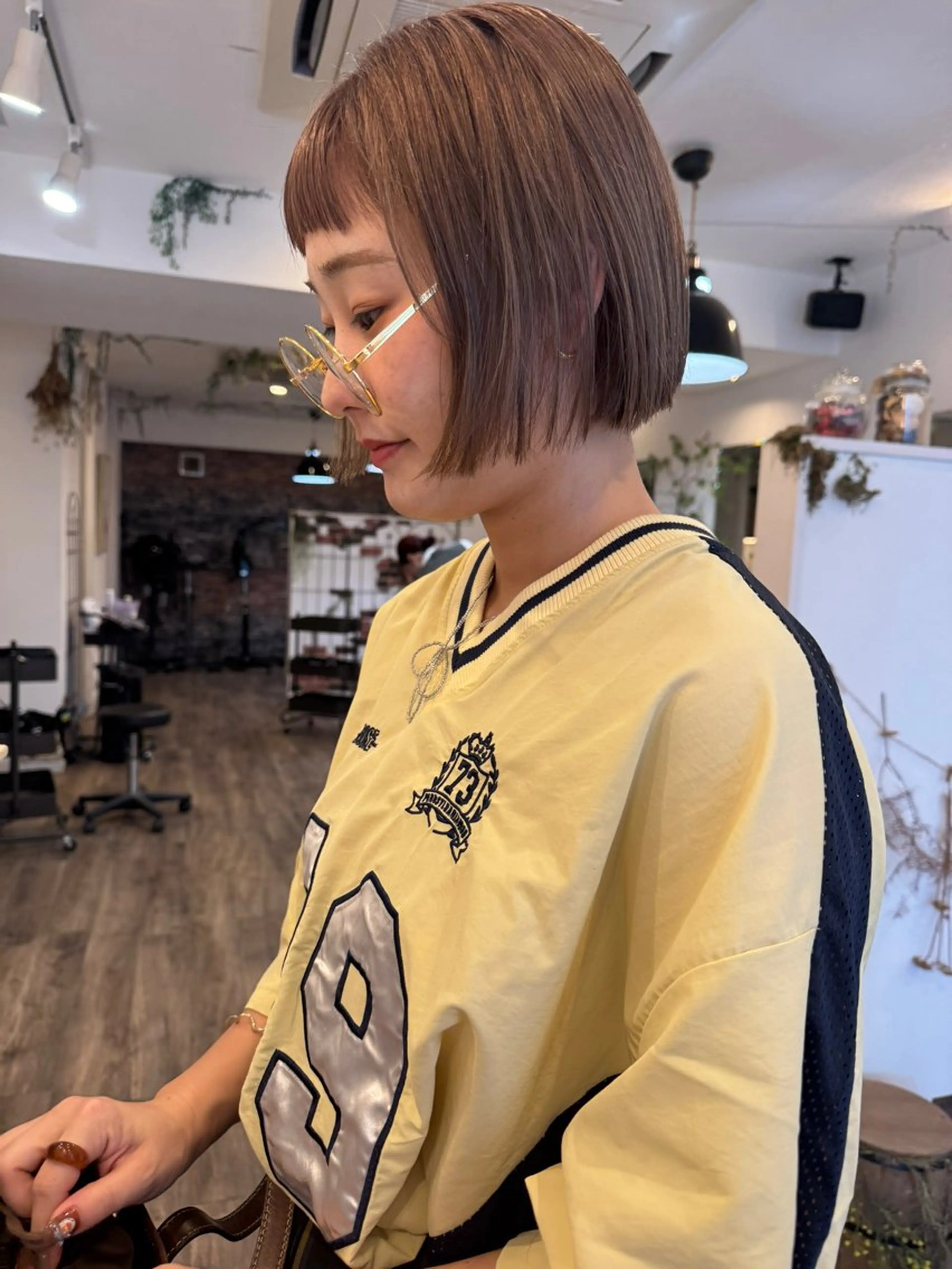 ショート カラー ベージュカラー ミルクティーベージュ ボブ ヘアカラー m ā l o.🌷 サカモトマイコのヘアスタイル